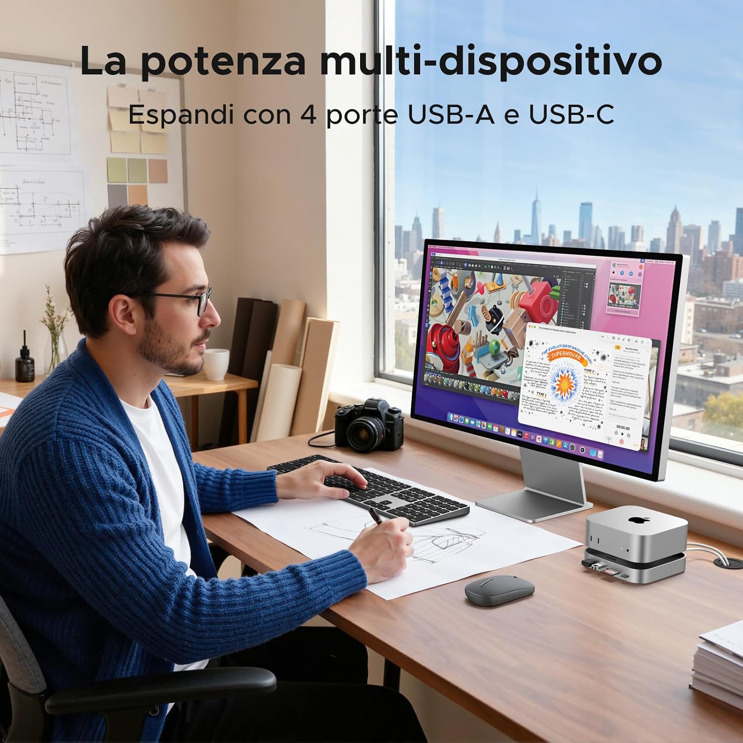 Thumbnail 5 de UGREEN Docking Station Mac Mini M4 Pro