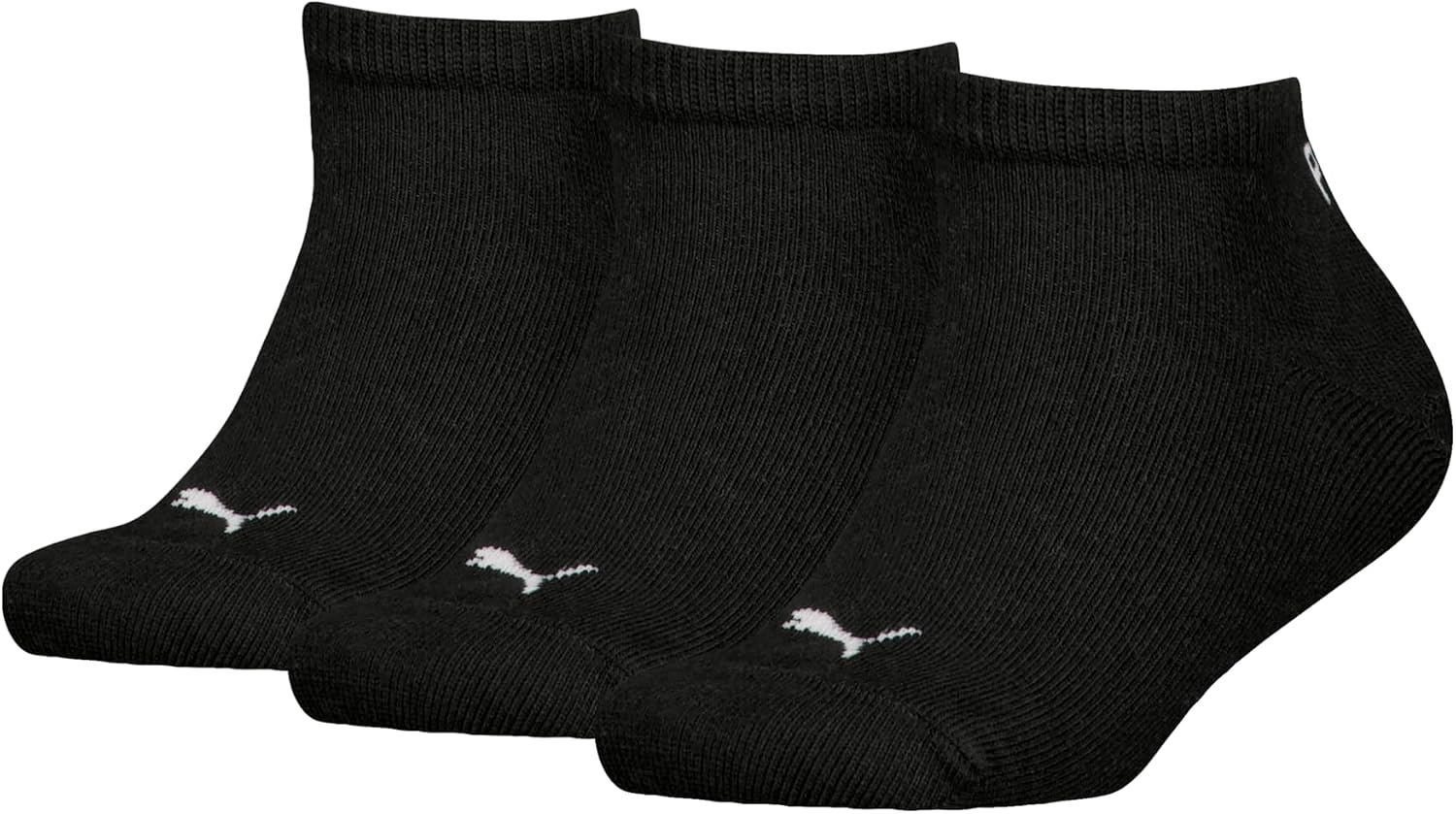 Detalle de PUMA 194010001 Chaussettes de baskets Mixte enfant – Lot de 3
