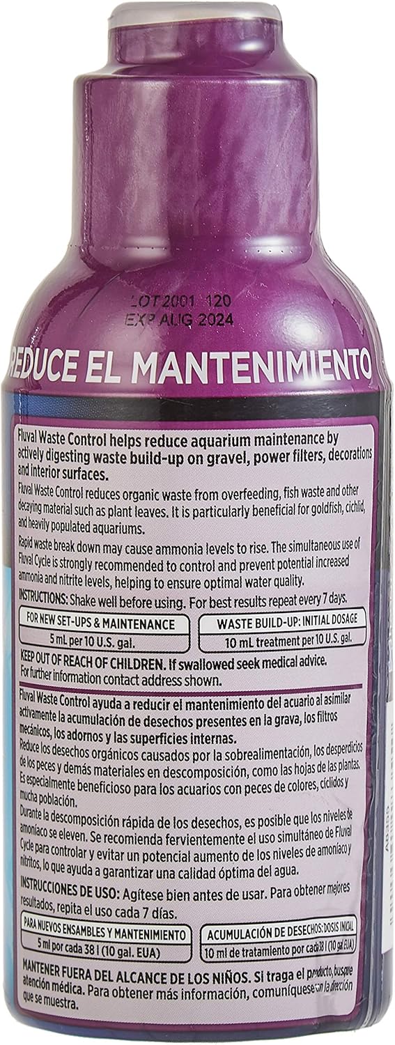 Detalle 2 de Fluval Limpiador Waste Control 250 ml 🐠