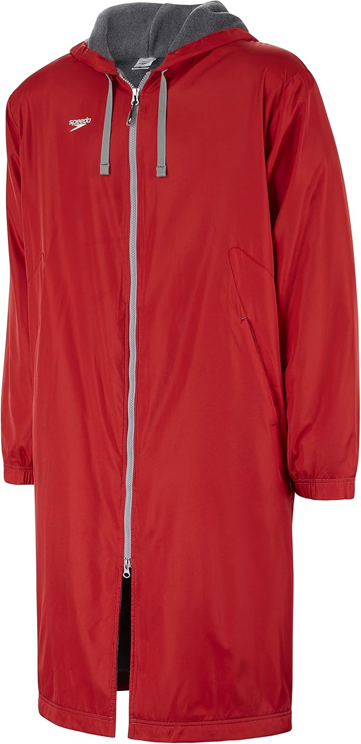 Detalle de Speedo Unisex Parka with Fleece Lining and Water-Resistant Shell