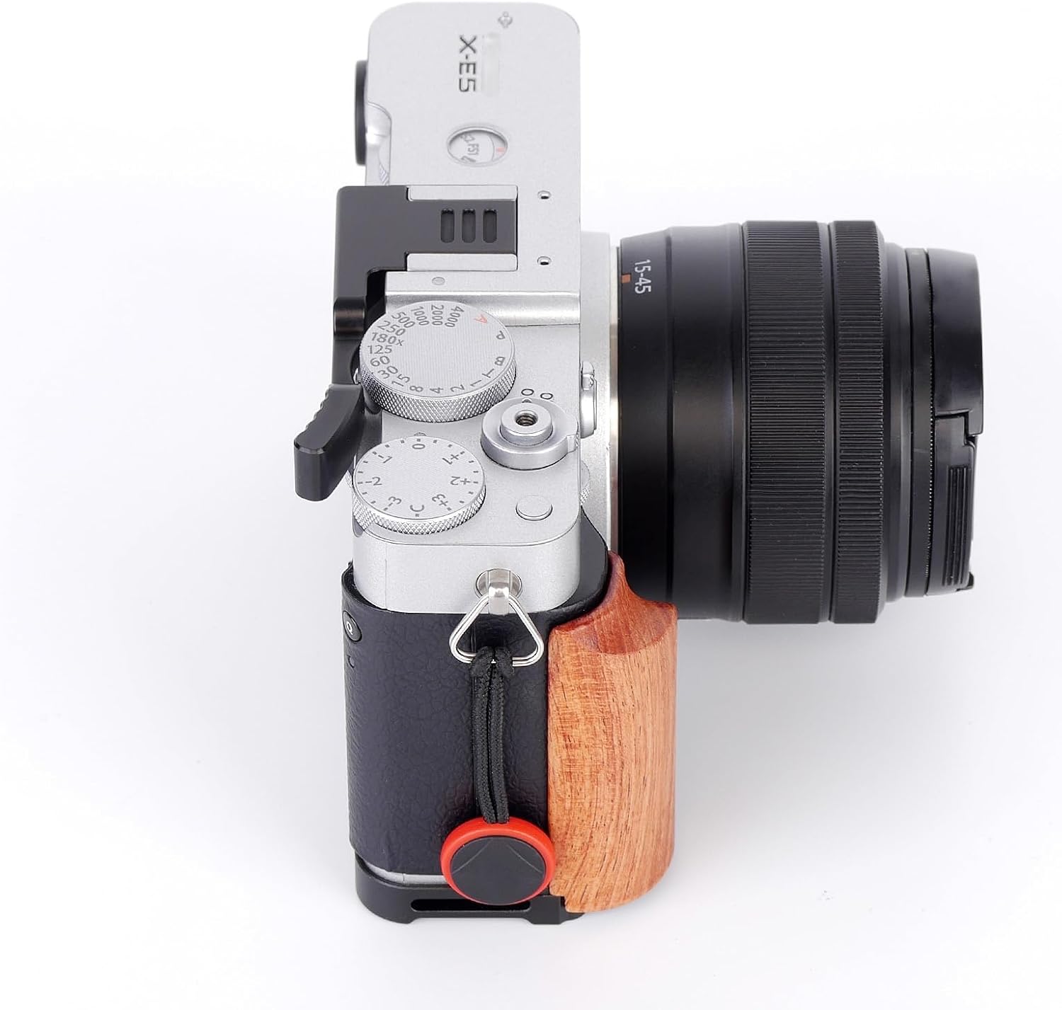 Detalle 2 de YUULNMOP Aluminum Hot Shoe Thumb Rest for Fujifilm X-E5, Black, Anti-Slip