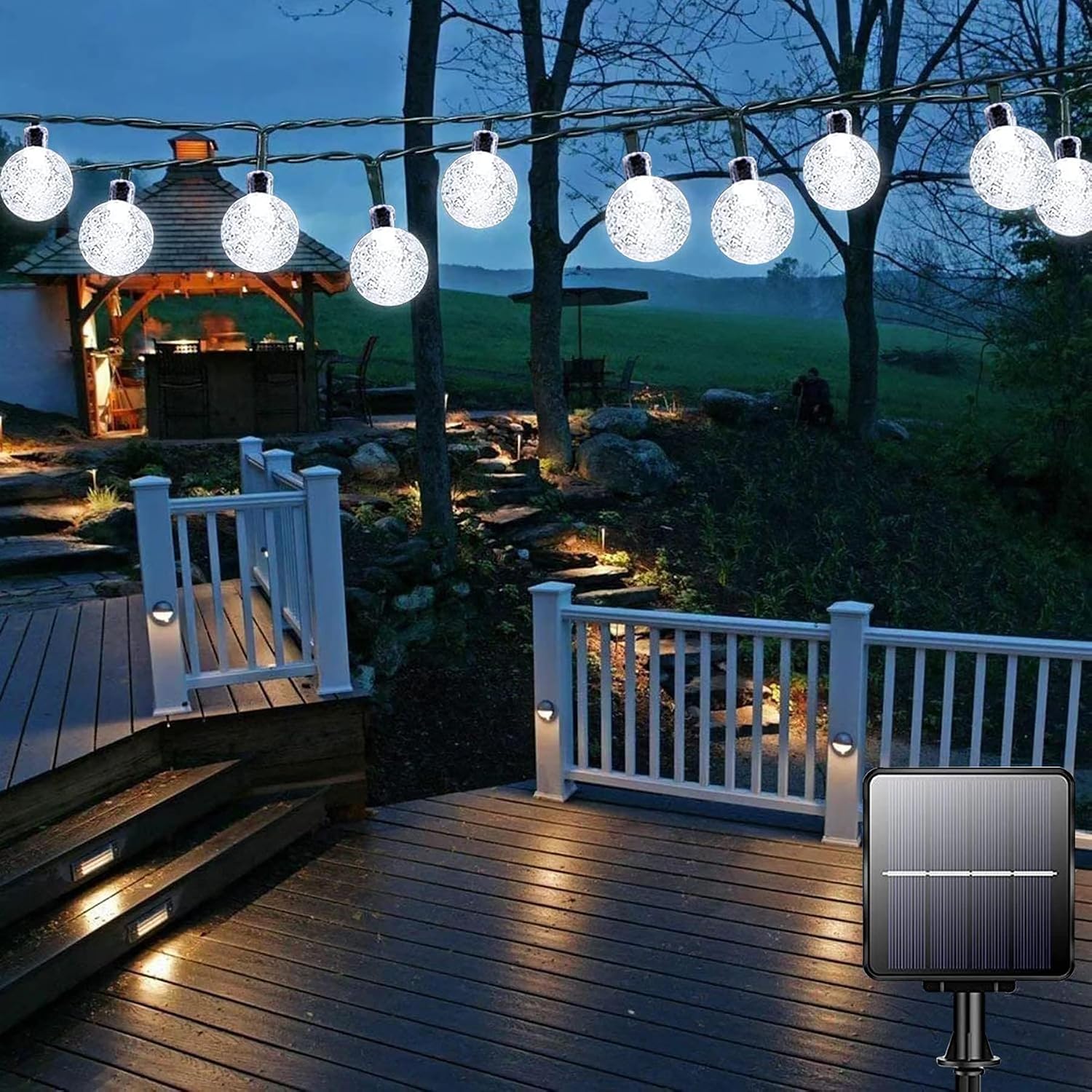 Thumbnail 6 de Garlocht solar garden lights 50 LED 7M