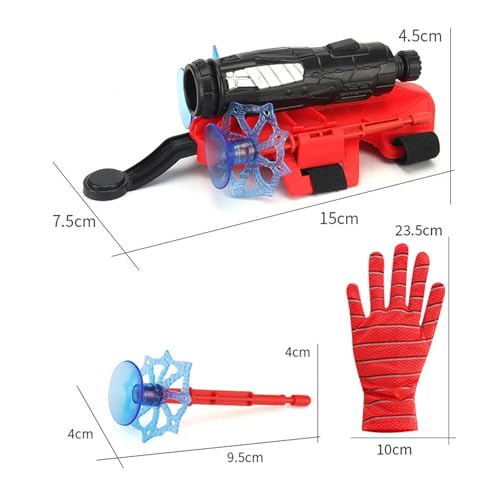 Detalle 2 de YIGAARUI Suction Cup Shooter: Kid-Friendly Web Glove Launcher for Action Play