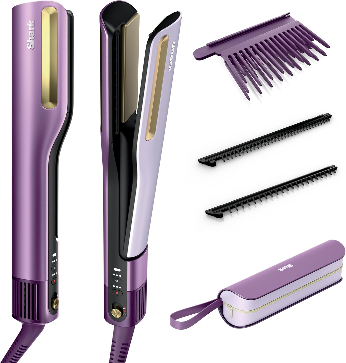 Detalle de Shark SilkiPro Hair Straightener & Dryer | HT401UKPU