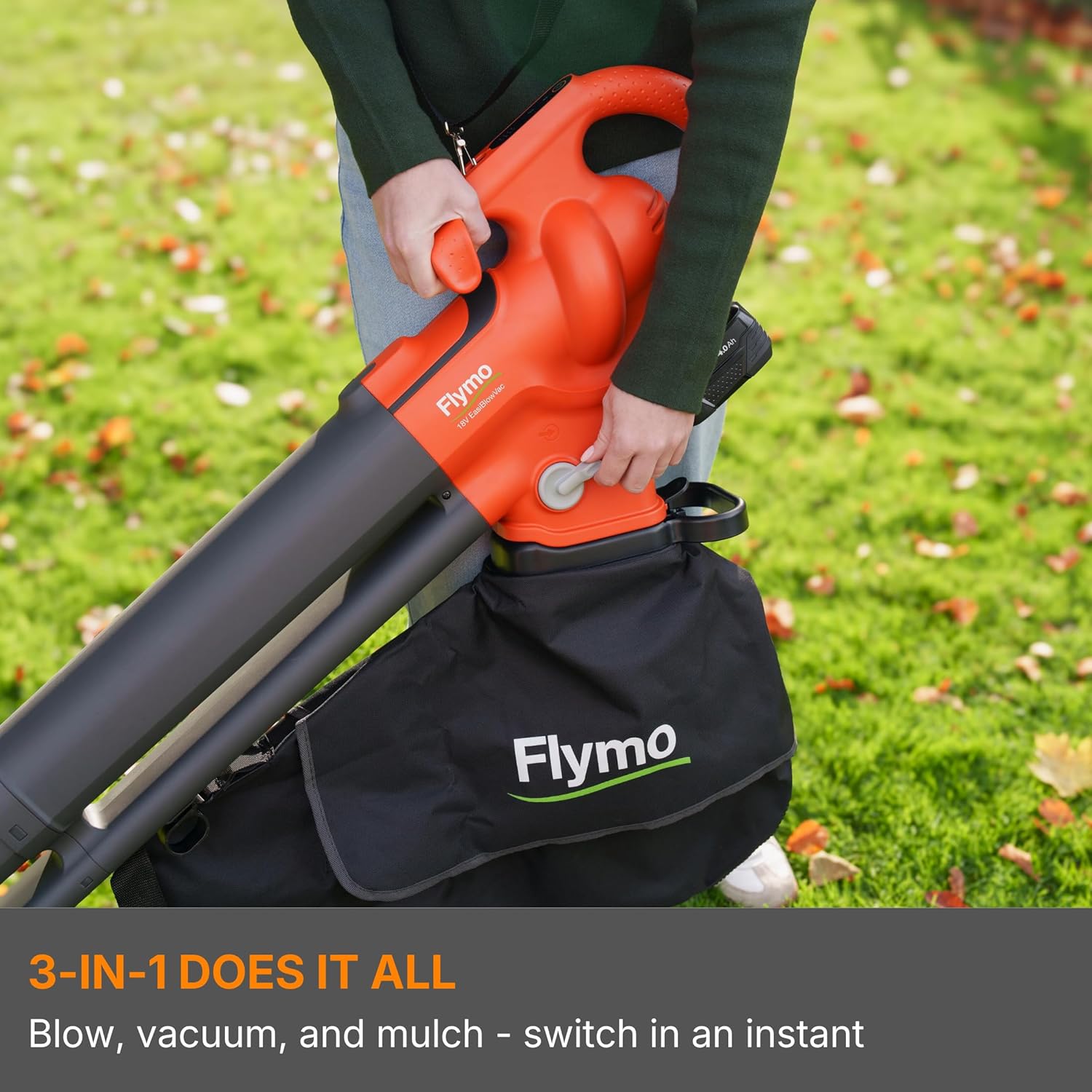 Thumbnail 3 de Flymo 18V EasiBlowVac cordless leaf blower