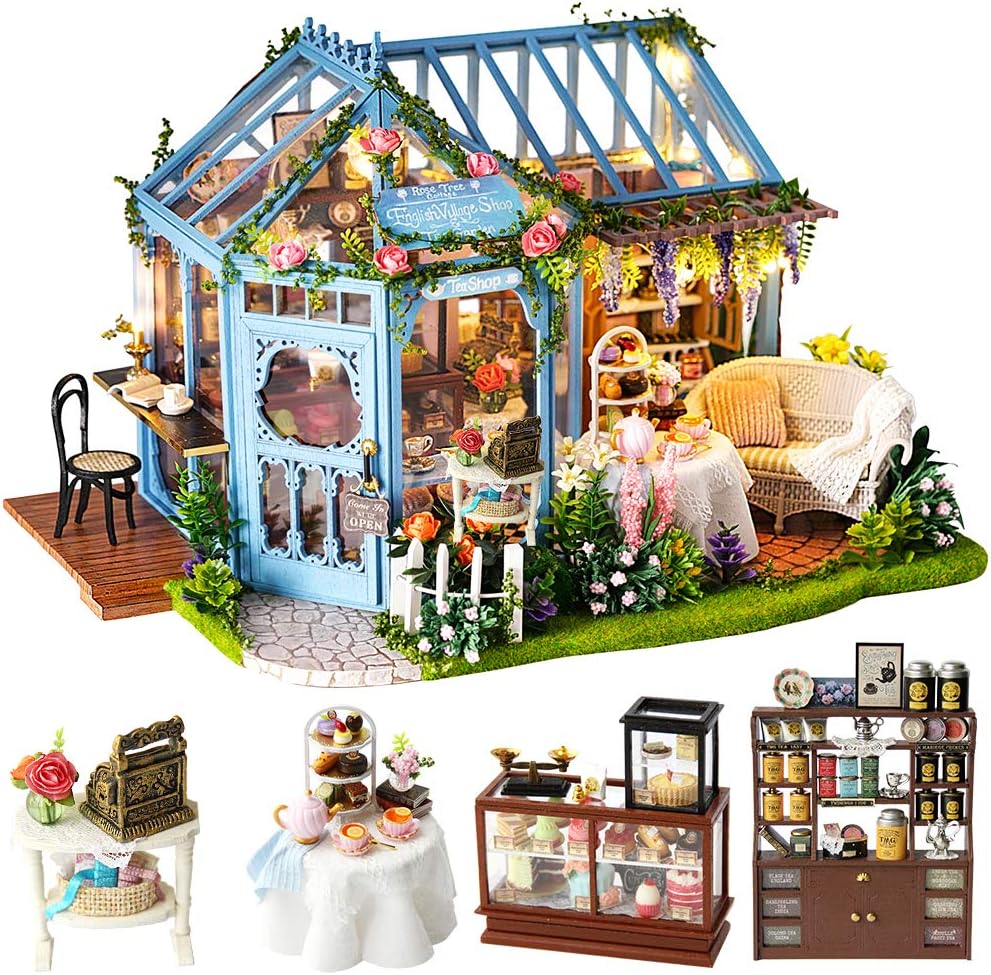Thumbnail 6 de CUTEBEE Casa Delle Bambole in Miniatura 1:24 con Mobili - Kit Fai da Te da Collezione Cozy Time