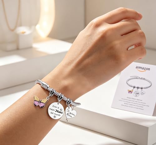 Thumbnail 1 de Pulsera para mamá e hija LUODAN “Regalo Mamá” (ajustable, con bolsa de regalo)