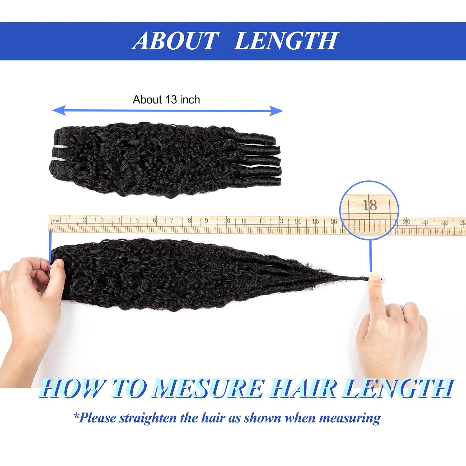 Thumbnail 6 de Burmese Curly Human Hair Bundles (20/22/24) — 3C4A Water Wave, 100% Unprocessed Virgin Remy Hair