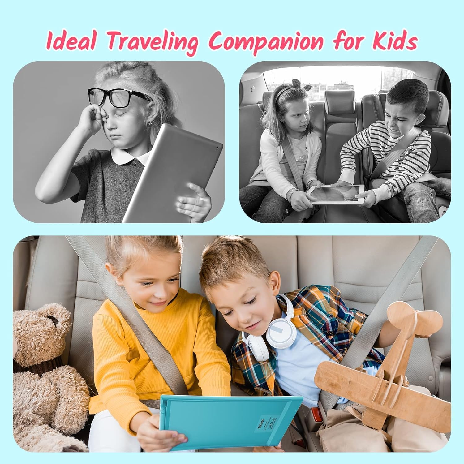 Thumbnail 3 de TECJOE 2 Pack 10 Inch LCD Doodle Board