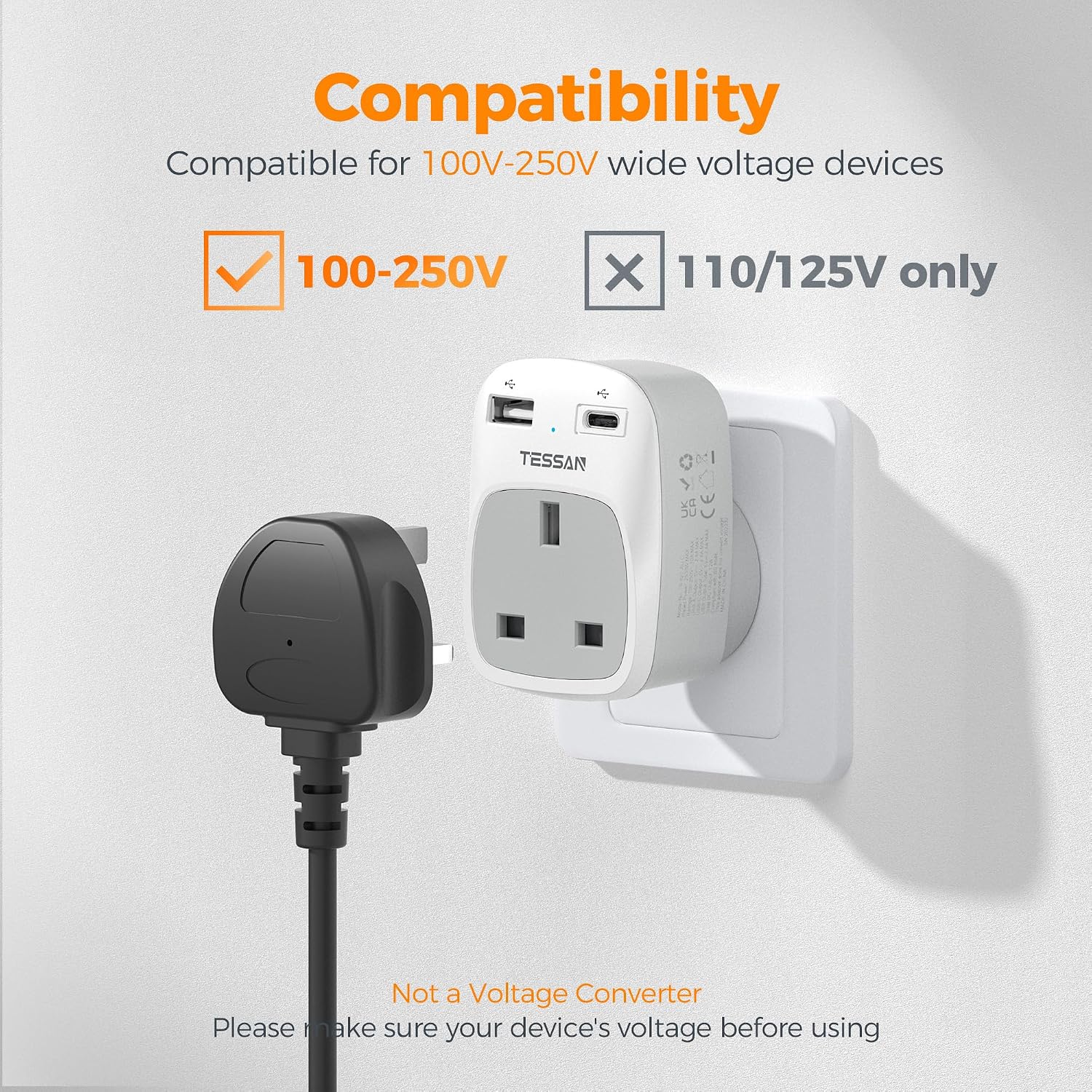 Thumbnail 5 de Australian Plug Adaptor from UK 2 Pack 🔌