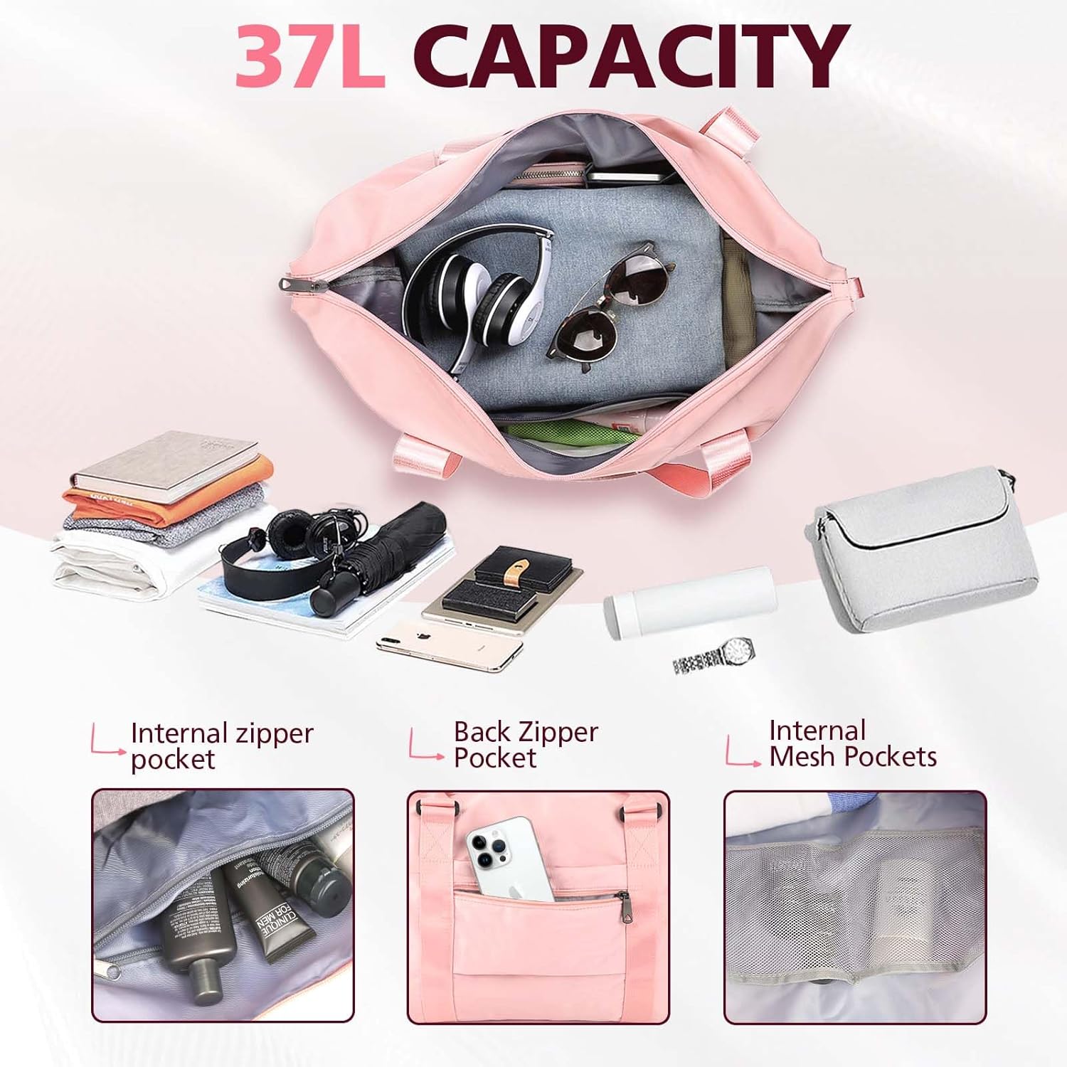 Detalle de TOPBAG Travel Duffle Bag 47.2 x 36.1