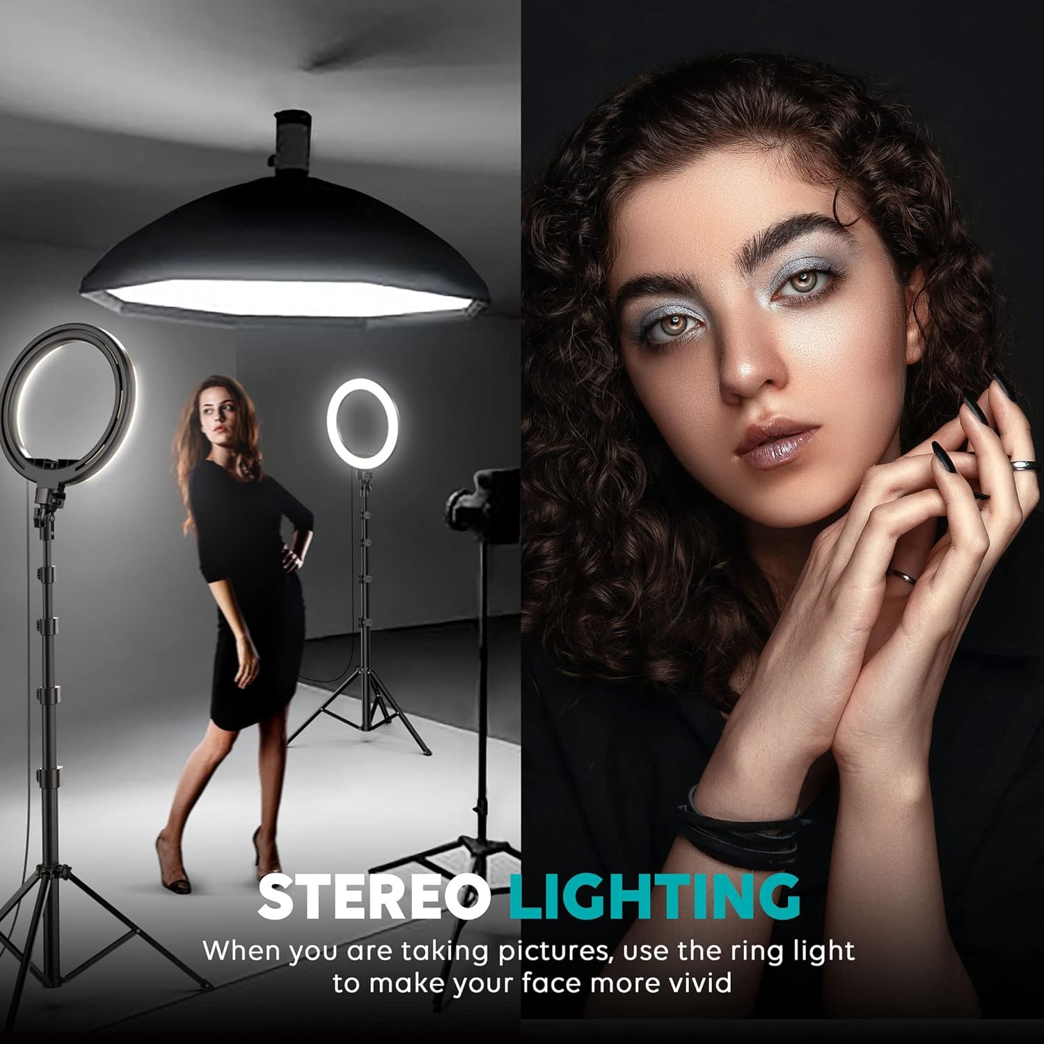 Thumbnail 2 de Weilisi 10" Ring Light 72" Stand