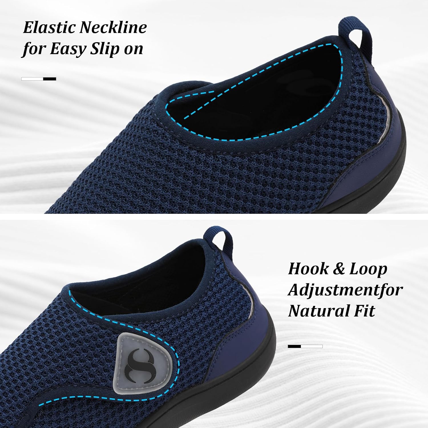 Detalle de JOINFREE Women’s Barefoot Walking Shoes: Wide Toe Box, Zero-Drop Comfort Trainers