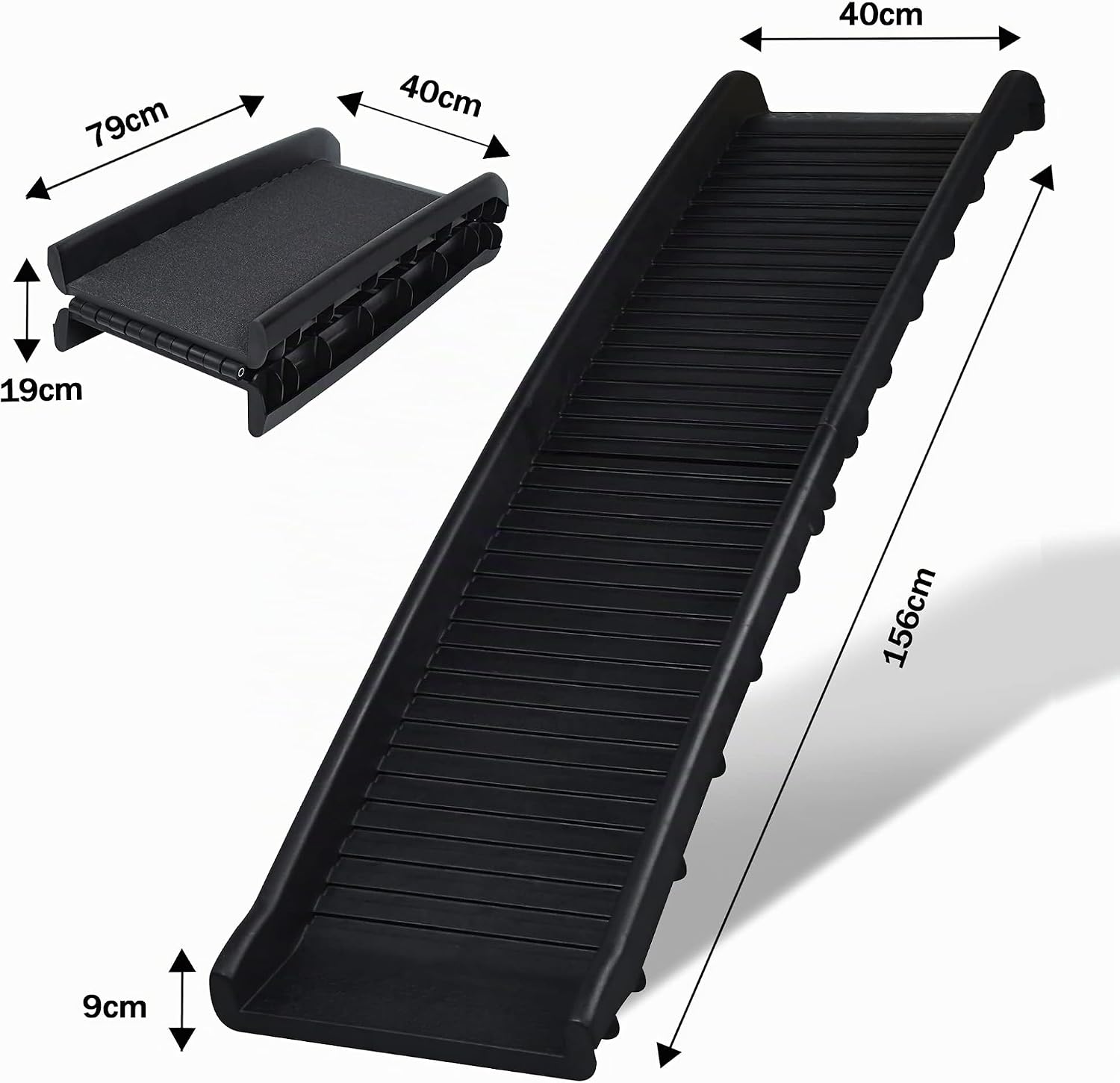 Detalle 2 de ACXIN Rampa per cani pieghevole: 156 x 40 cm, portata 90 kg