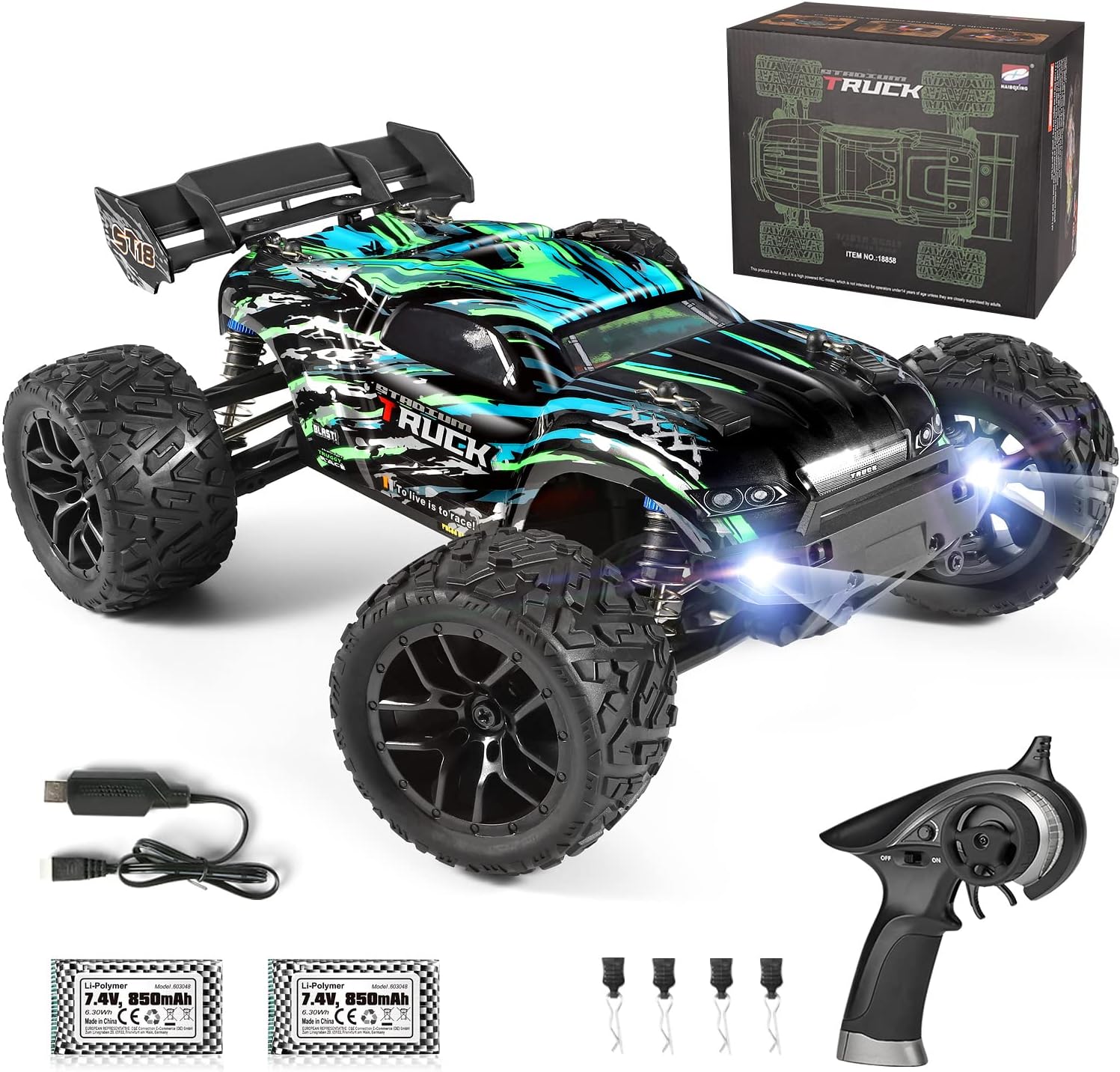 HAIBOXING 1:18 RC-Truggy 36 km/h Offroad