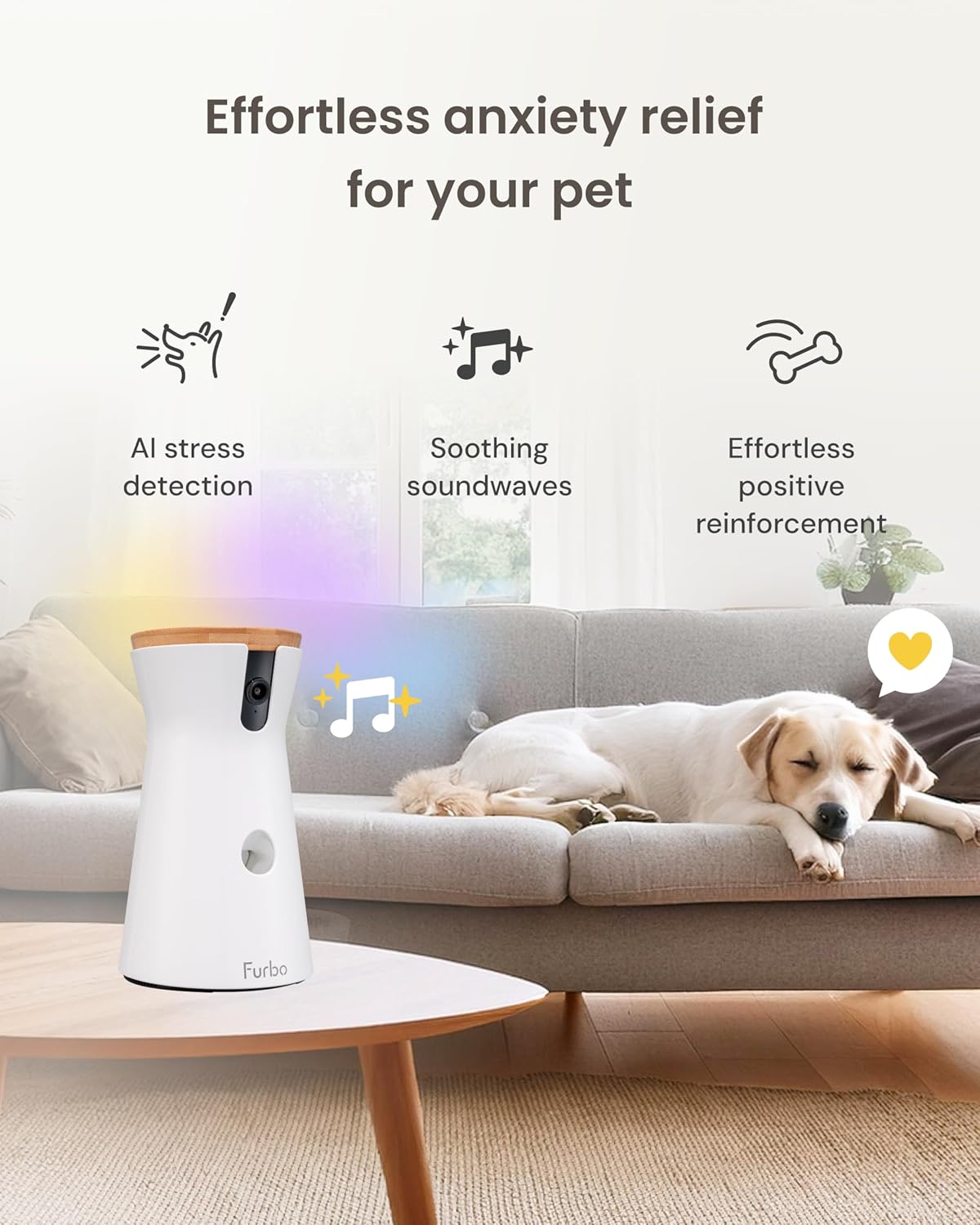 Thumbnail 5 de Furbo 360° Dog Camera with Phone App (Treat Dispenser, 1080p HD, 2-Way Audio) – subscription required