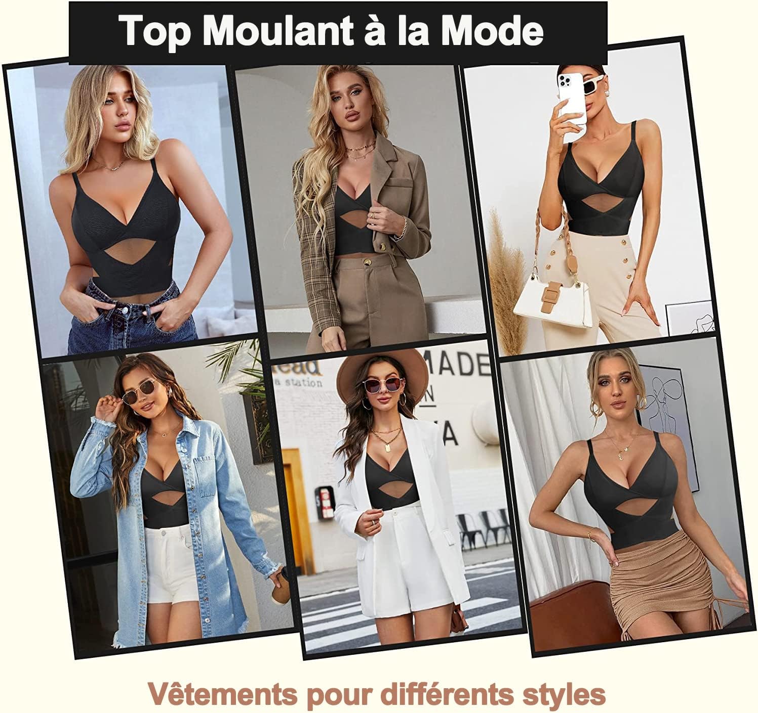 Thumbnail 1 de Gotoly Body Sculptant Femme Gainant Invisible – Bodys Shapewear Gainant Ventre Plat
