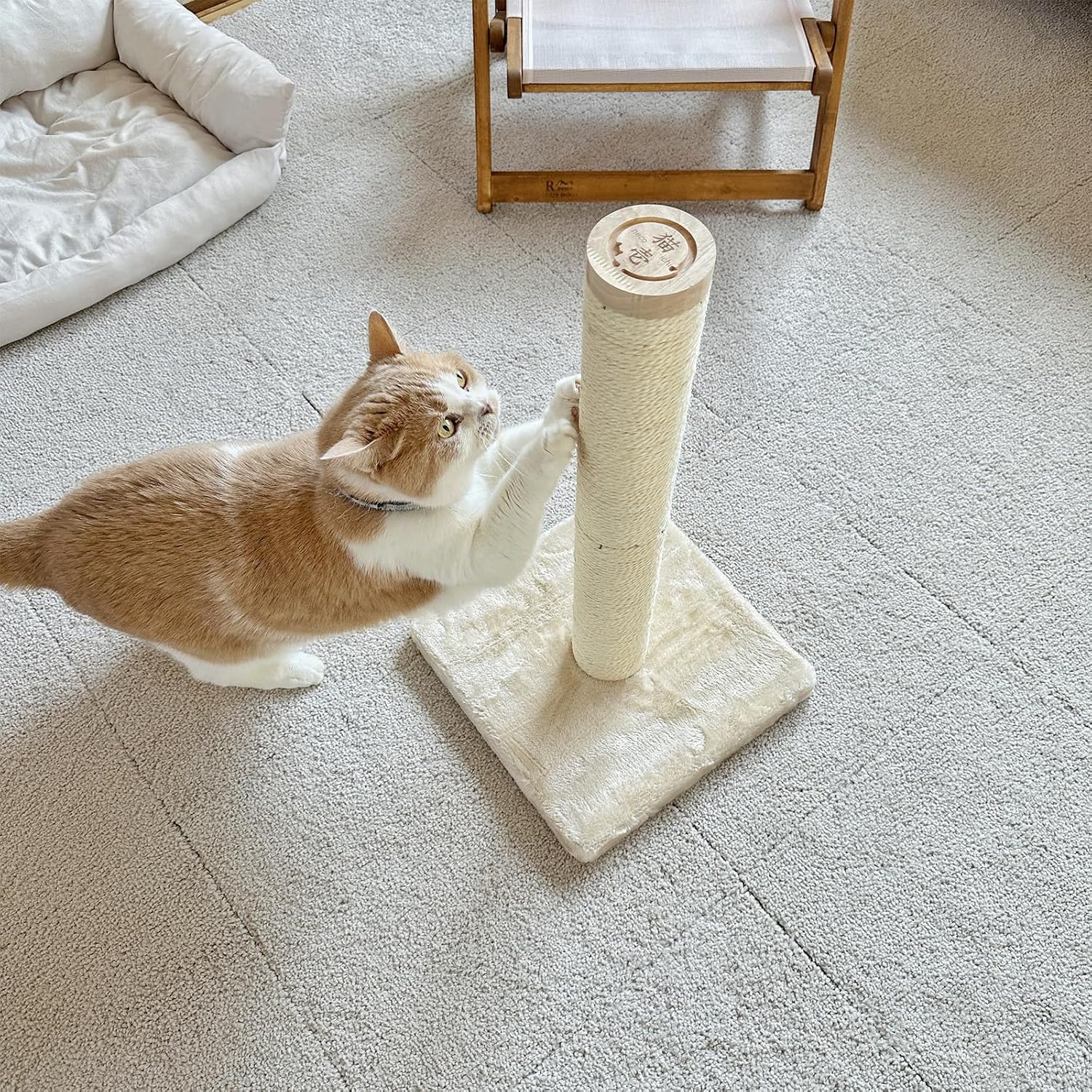 Thumbnail 6 de 猫壱 バリバリポール用 麻の交換用爪とぎ ラージ 2本セット