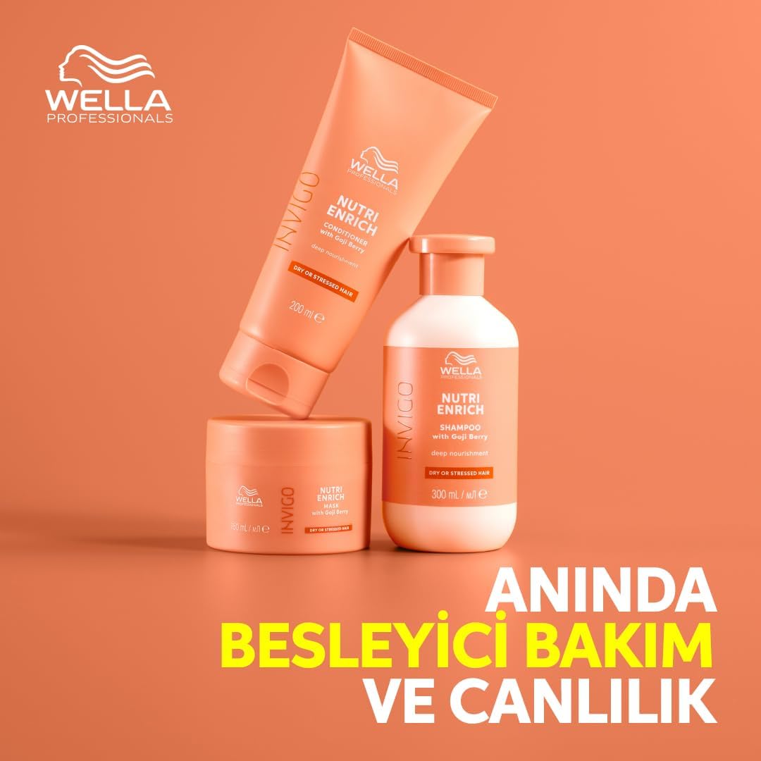 Thumbnail 2 de Wella Professionals Invigo Nutri Enrich Deep Nourishing Shampoo (Oleic Acid & Goji Berry) 300ml