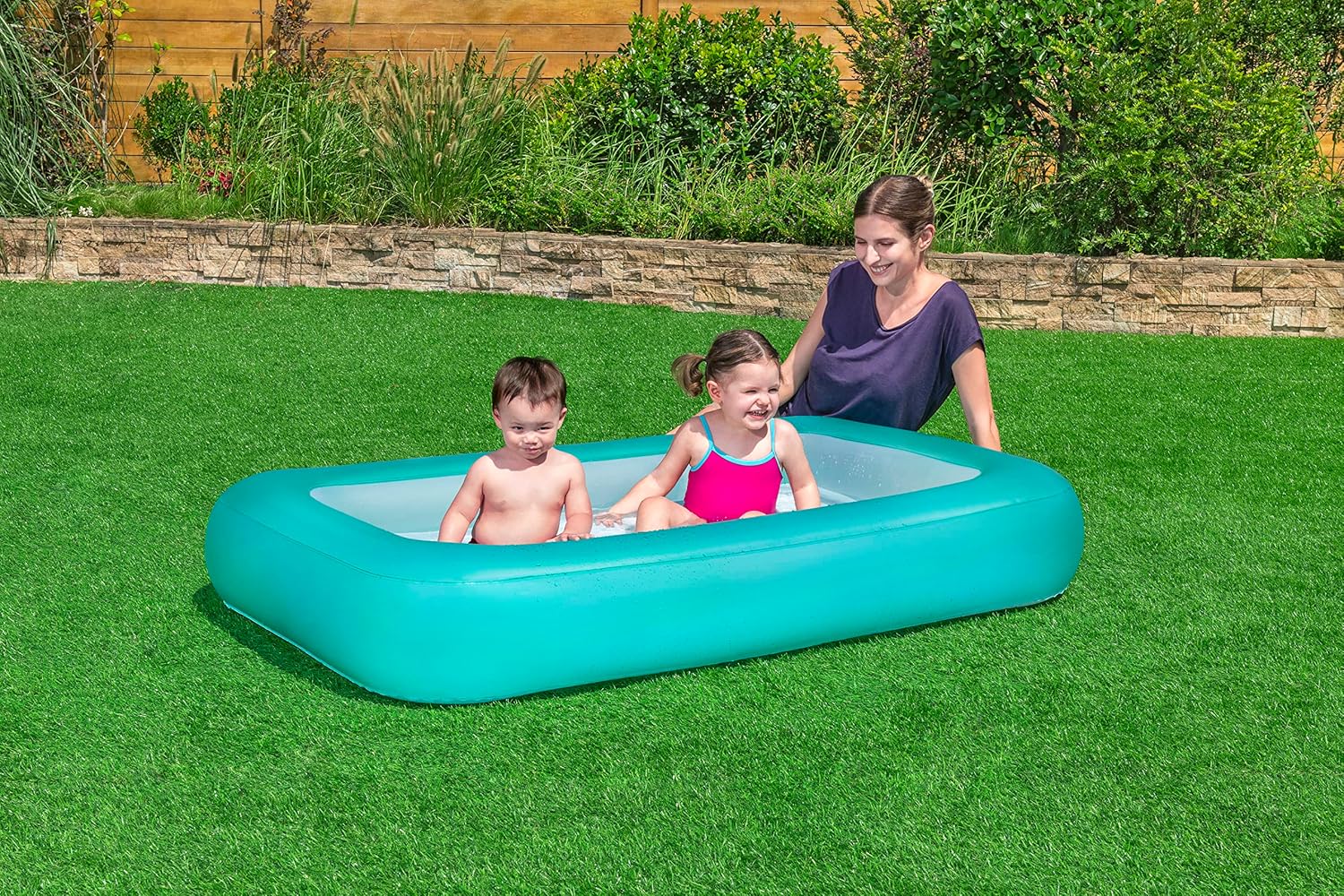 Thumbnail 1 de Bestway Aquababes Pool – 65" × 41" × 10" (1,65 m × 1,04 m × 25 cm)