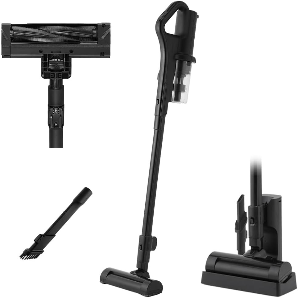 Detalle de アイリスオーヤマ SCD-AZ18P2-B コードレス掃除機 1.3kg・サイクロン式・きわまでヘッド