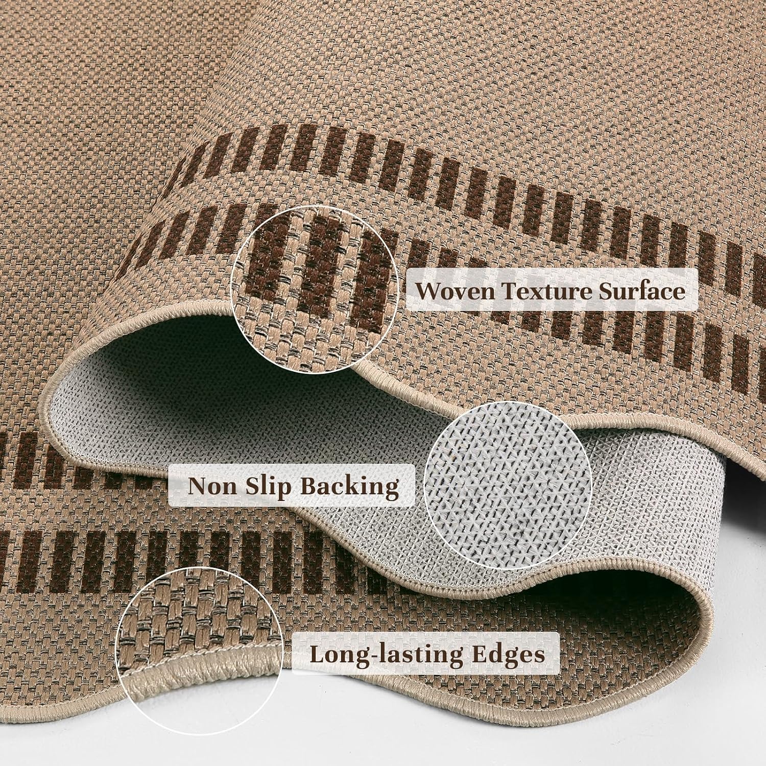 Thumbnail 3 de EDIMENS jutemat_CA Easy Jute Door Mat, 2 x 3 ft, Low-Pile Polyester
