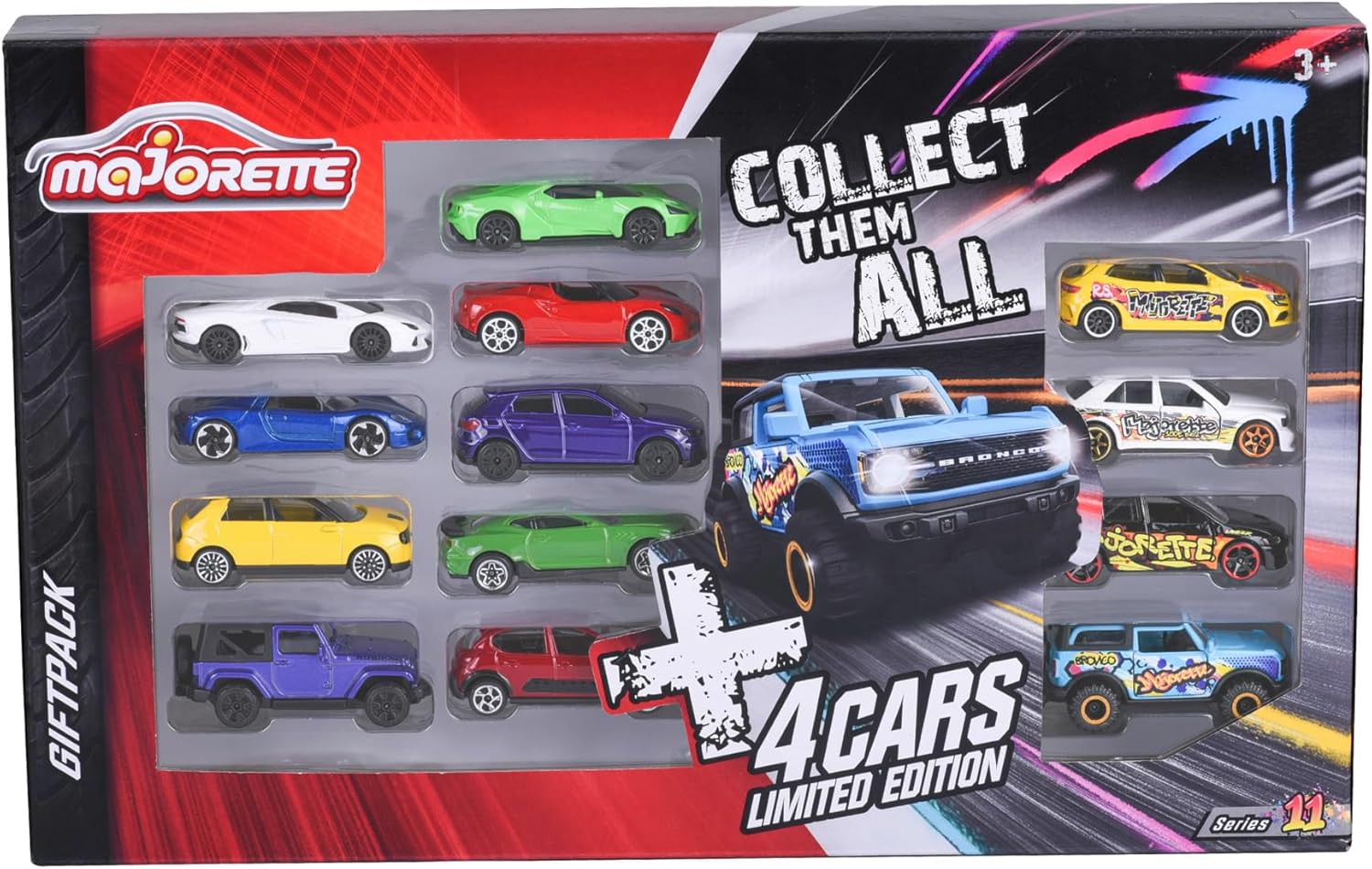 Thumbnail 6 de Majorette Auto-Set Limited Edition 11 (13 Autos) – 9 Street Cars + 4 Graffiti-Modelle aus Metall