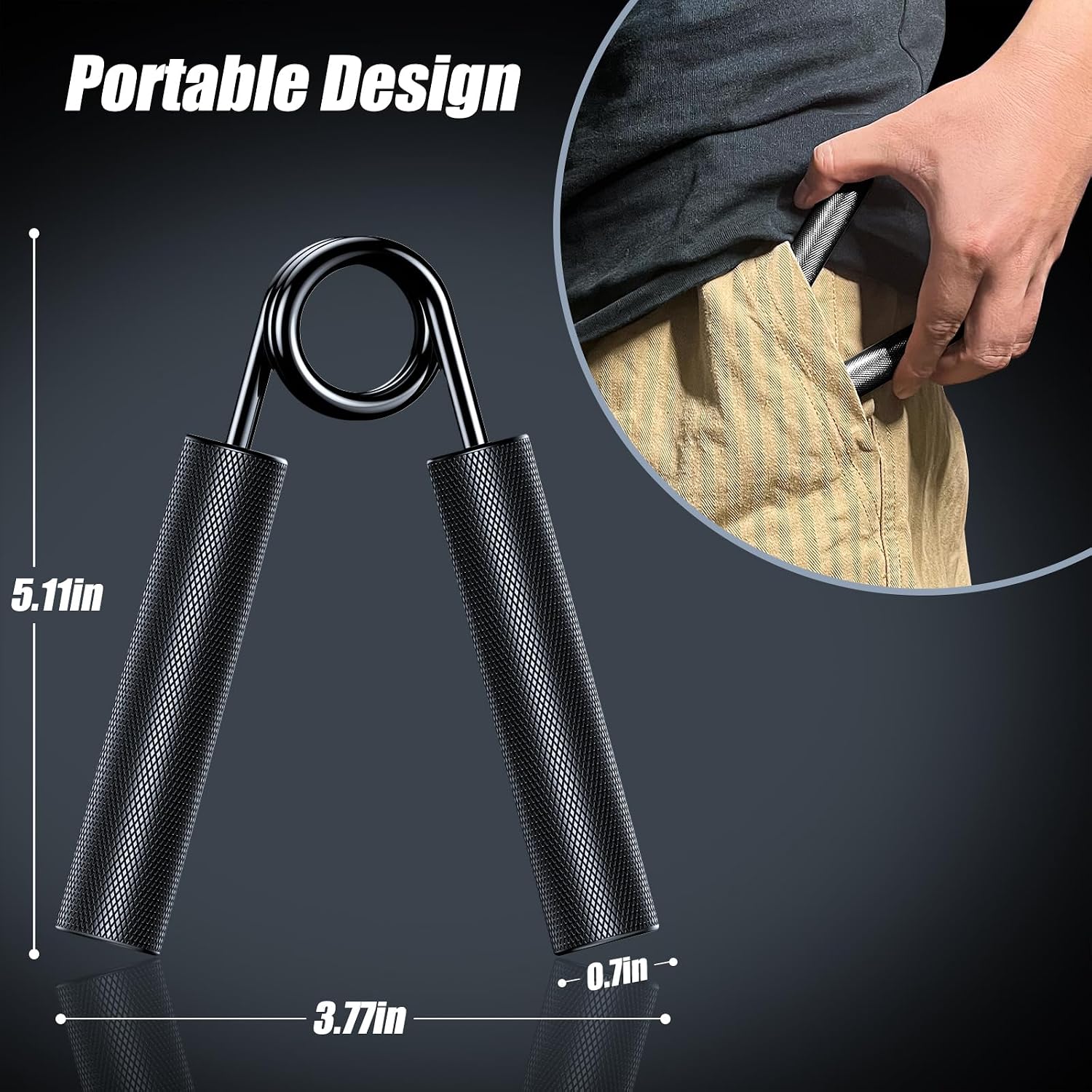 Thumbnail 6 de ZEAGUS Metal Hand Grip Strength Trainer, Four-Piece Portable Set