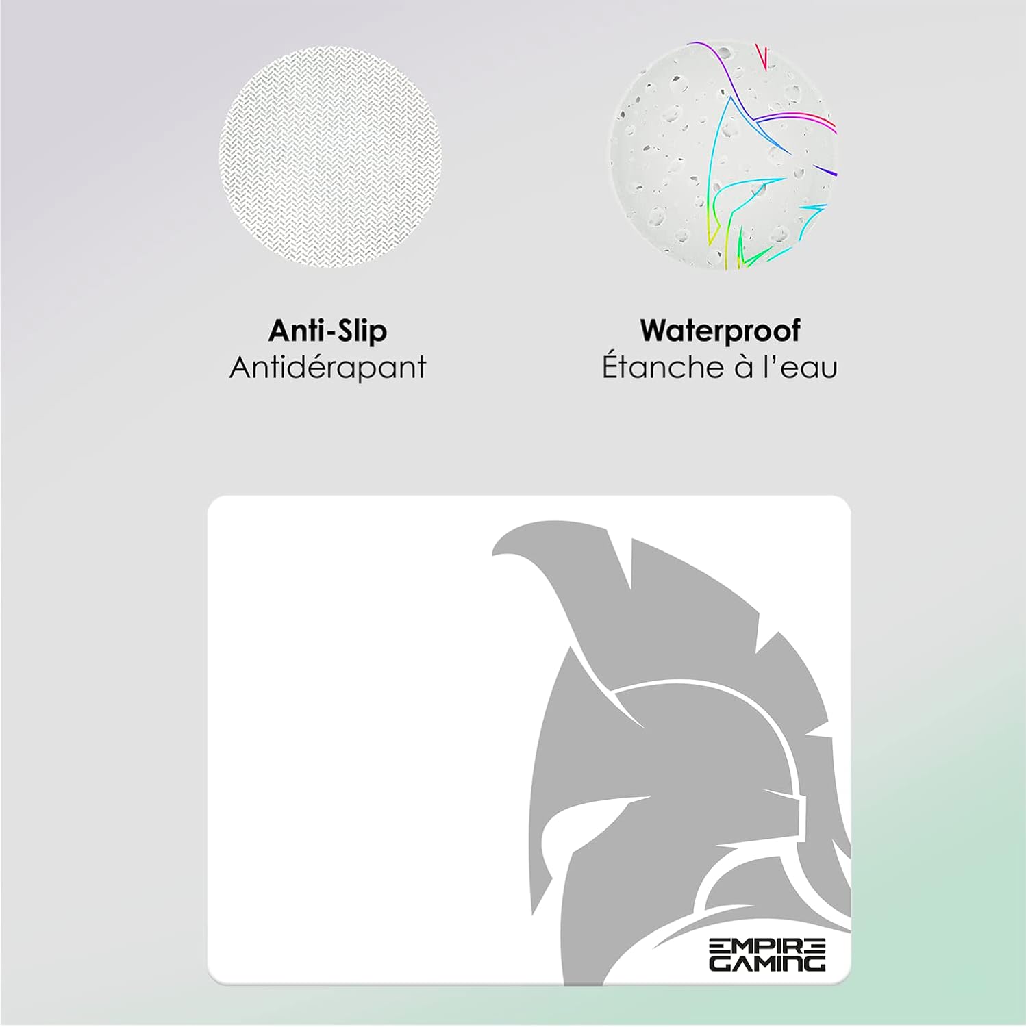 Thumbnail 5 de Empire Gaming Armor RF800 Wireless Gaming-Set (2,4 GHz) mit QWERTZ-Tastatur, RGB-Maus (4.800 DPI) & Mauspad – Weiß