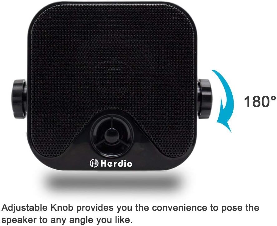 Detalle de Herdio 120W Waterproof 4-inch Outdoor Speakers