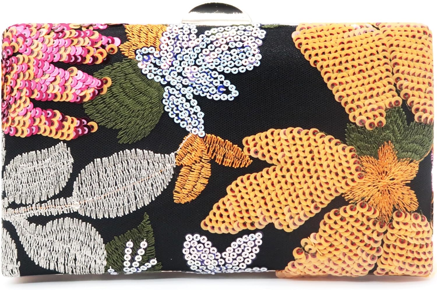 Detalle de ATQCOL Embroidered Clutch Purse 7.87-Inch