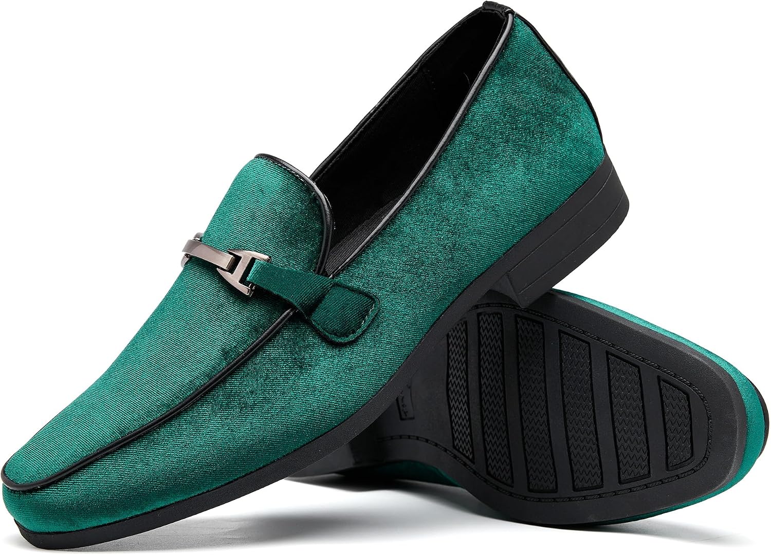 Detalle de UUBARIS Men's Velvet Loafers