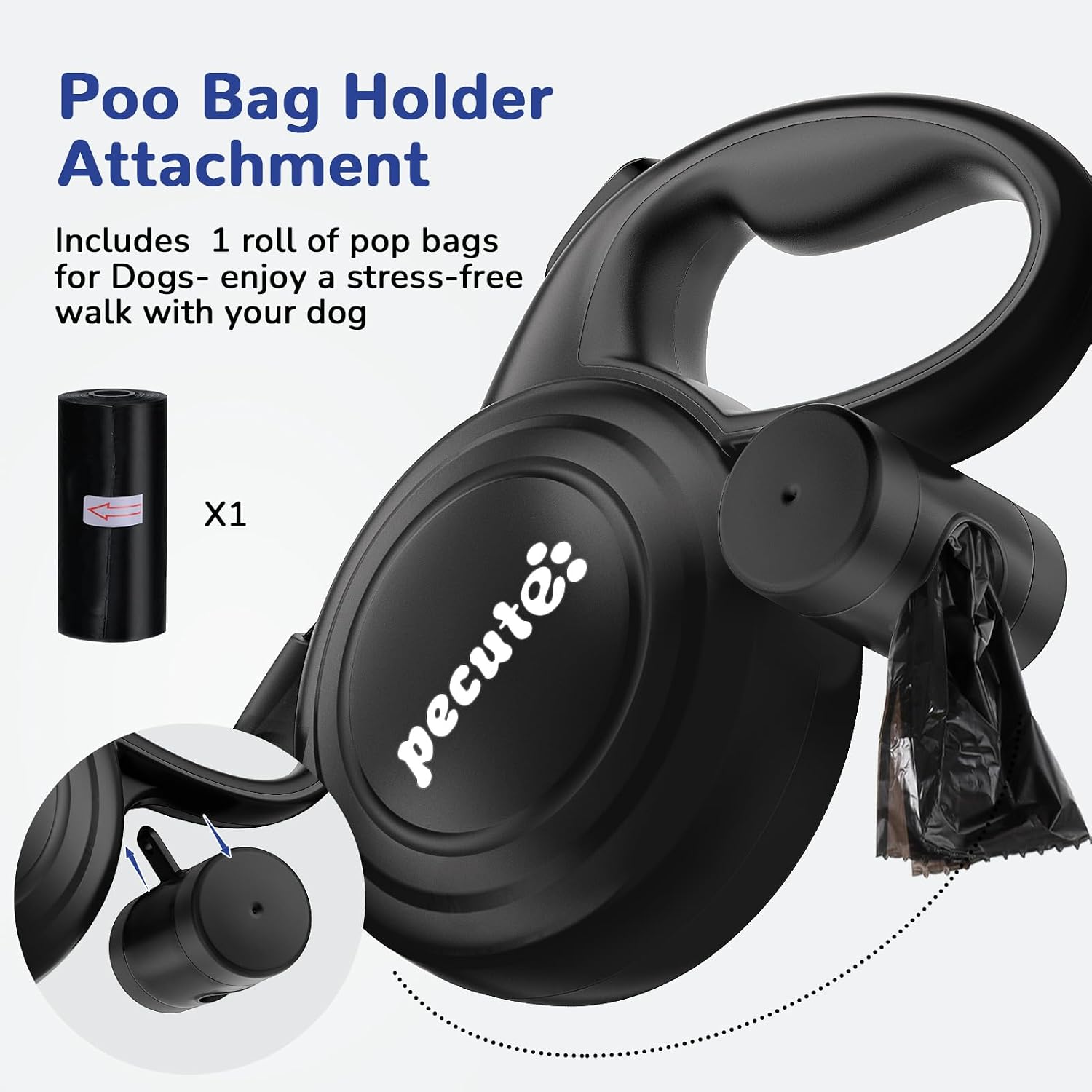 Thumbnail 6 de Pecute Retractable Dog Leash 10m