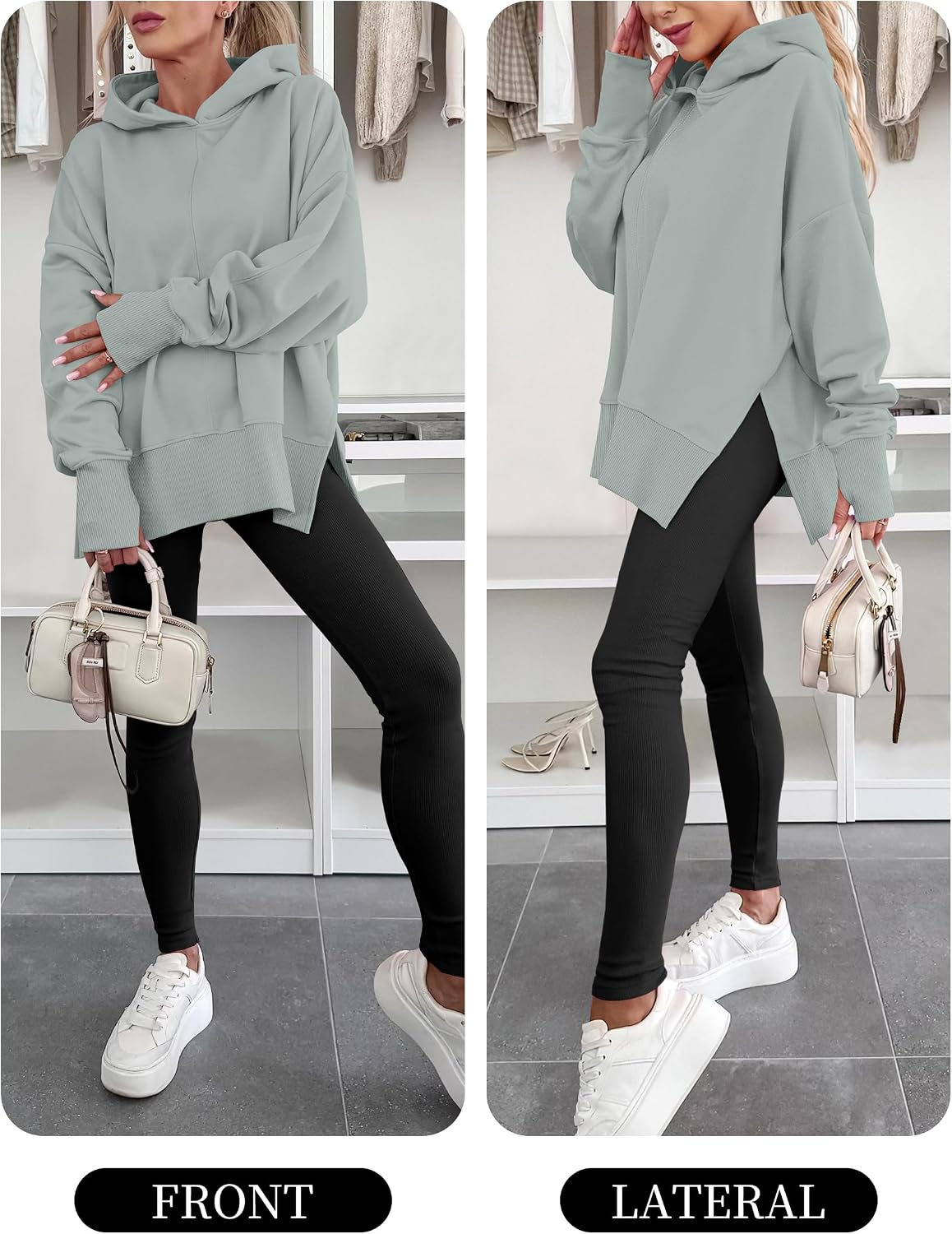 Thumbnail 5 de ANRABESS Oversized Hooded Sweatshirt 2026