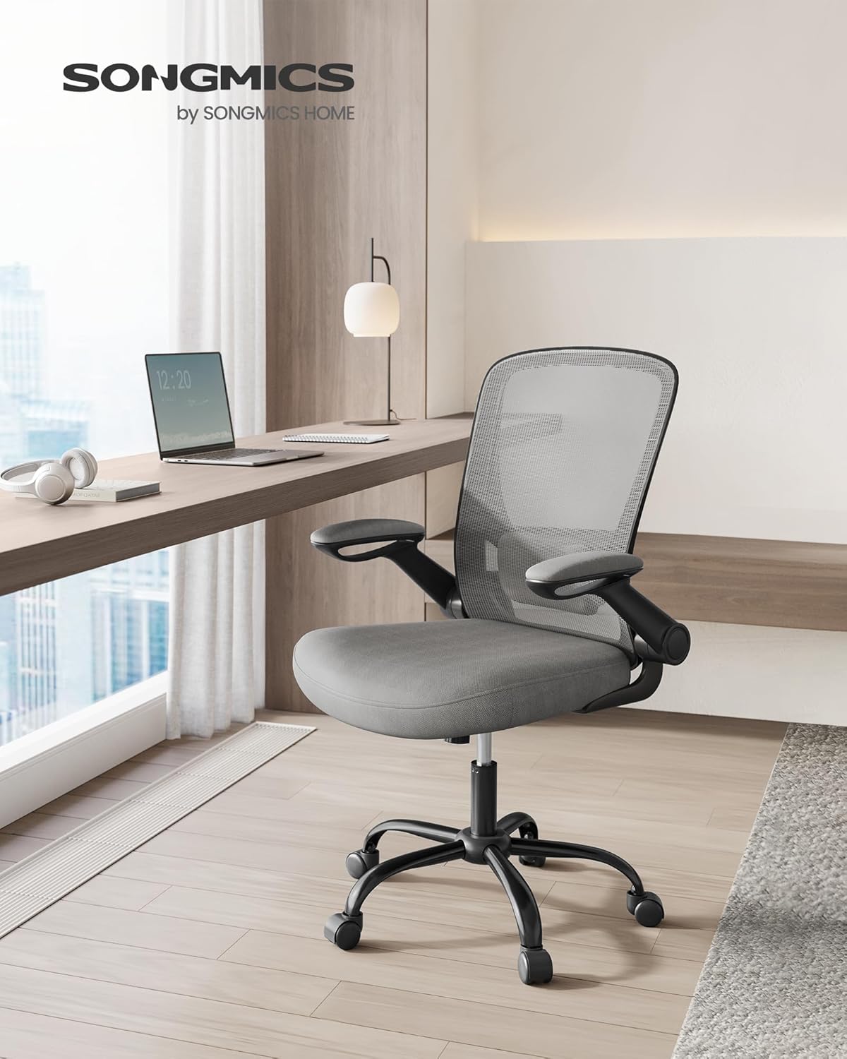 Detalle 2 de Songmics Silla OBN037G01 ergonómica