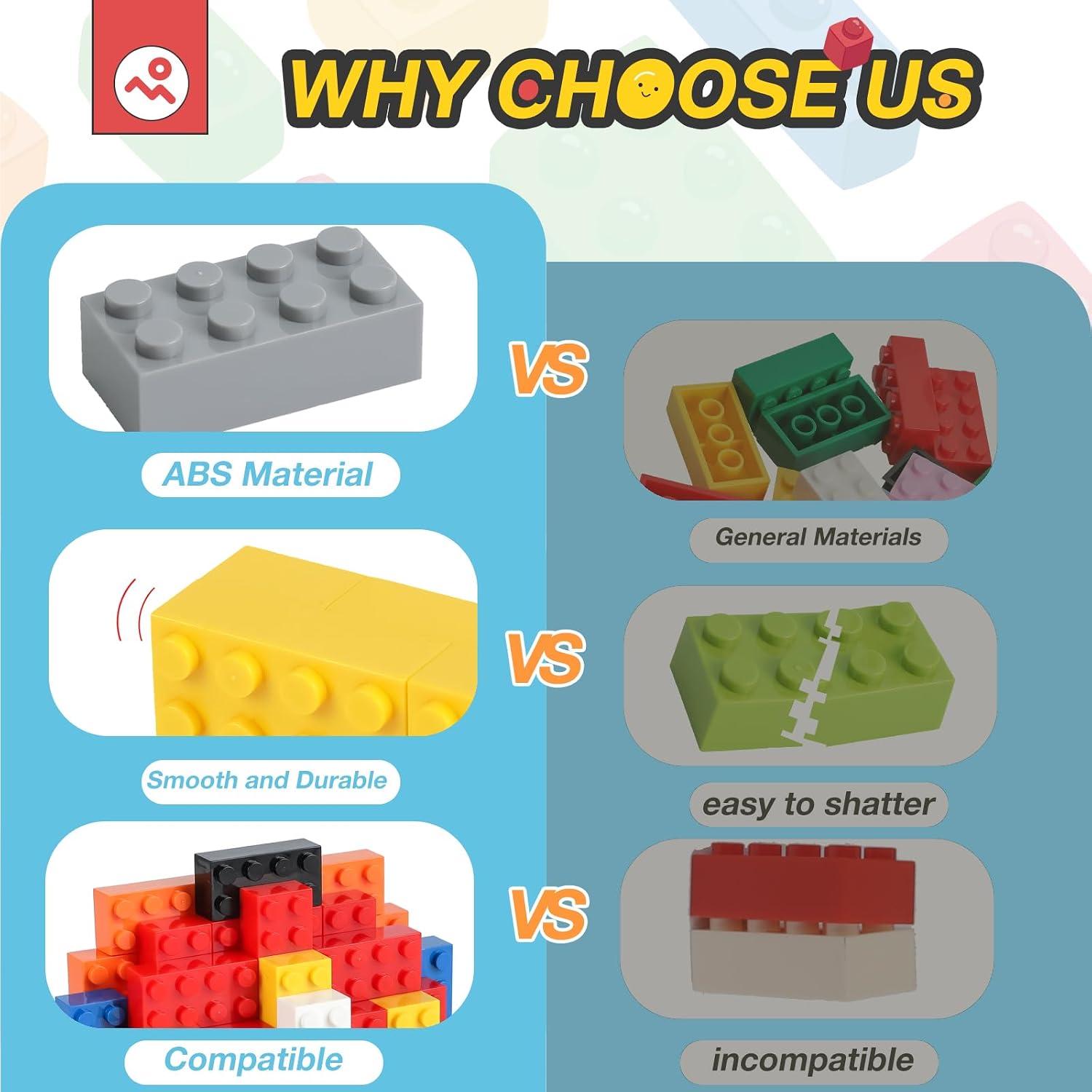 Thumbnail 2 de HUIZDQ 600 Pieces Building Bricks
