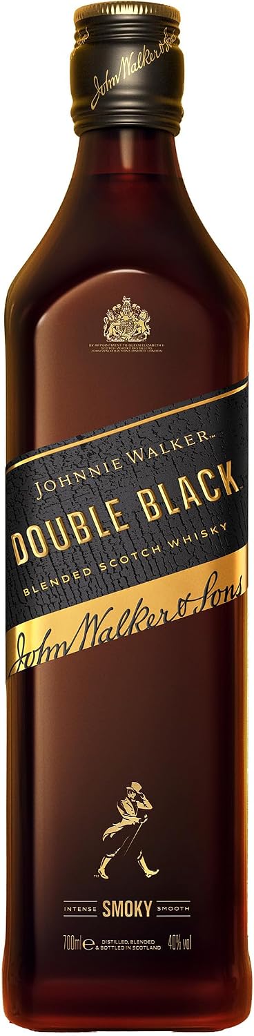 Johnnie Walker Double Black Label, Whisky Escocés 700 ml 🥃