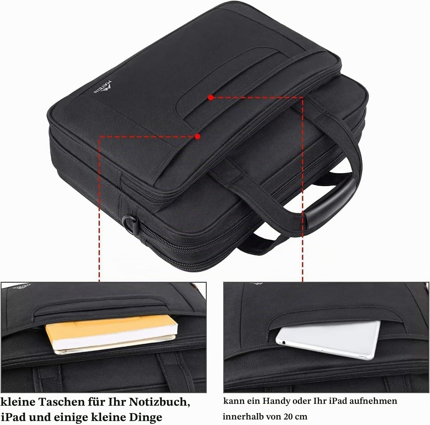 Thumbnail 6 de MATEIN Laptoptasche 17,3 Zoll wasserdicht