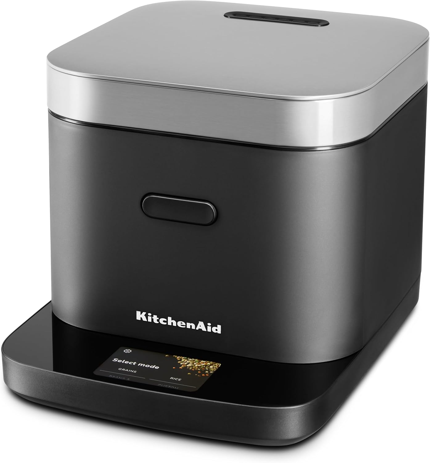 Detalle de KitchenAid KGC2154BM Compact 8-Cup Grain and Rice Cooker with Integrated Scale