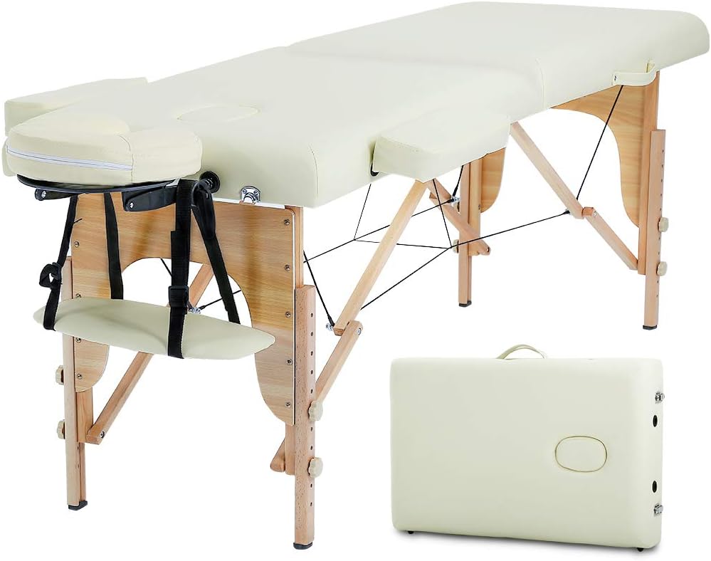 Detalle de BestMassage Massage Table Massage Bed Spa Bed, 73-Inch Adjustable Folding Table