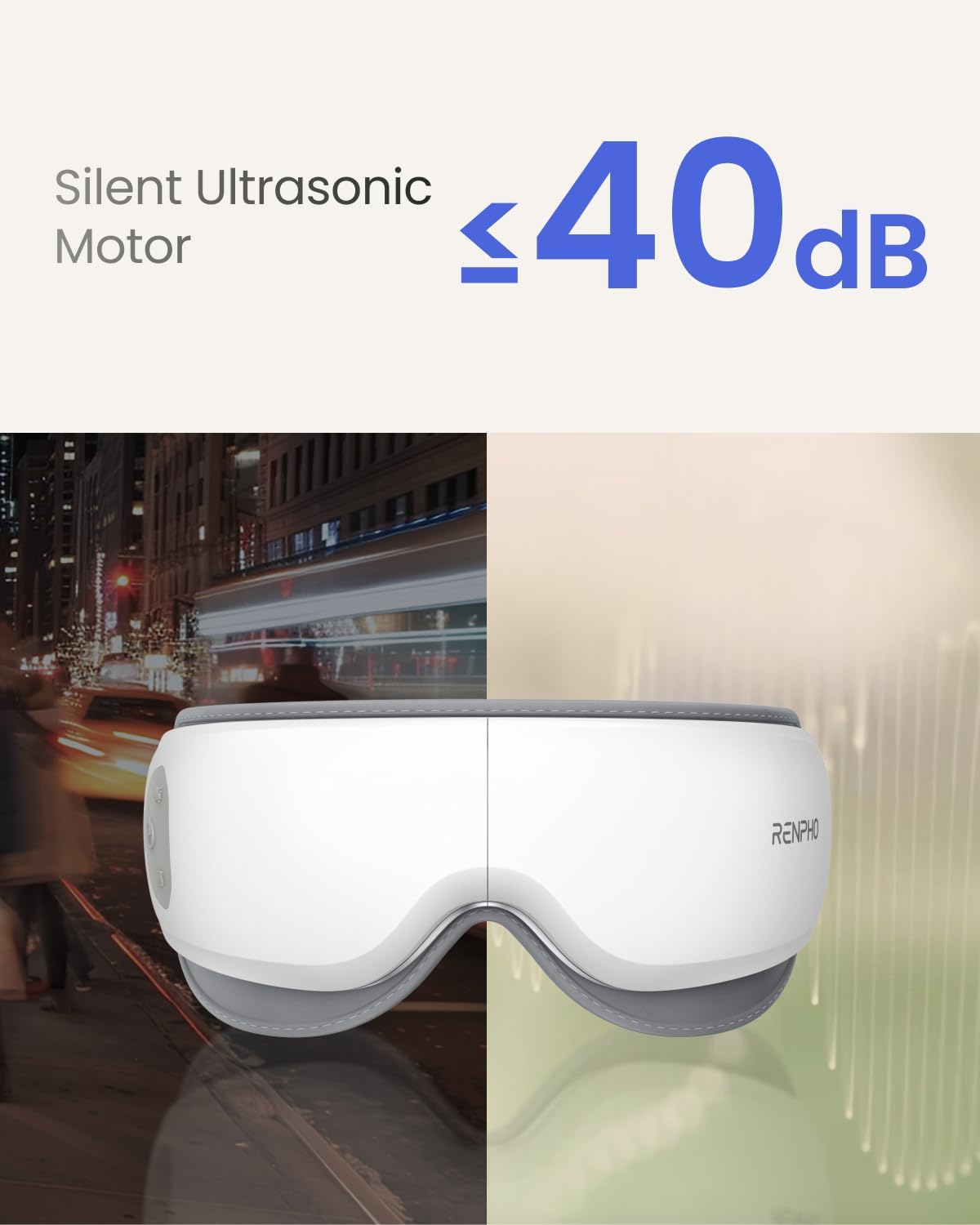 Thumbnail 2 de RENPHO Eyeris Zen – Ultraleises Augenmassagegerät mit Wärme und Bluetooth