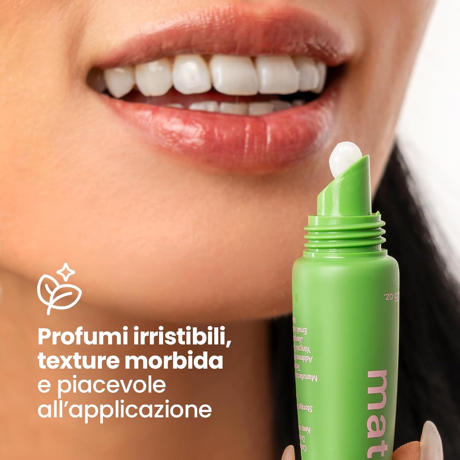 Detalle 2 de ESMILE Lip Balm idratante in set da 3 pezzi (KISSABLE): Matcha, Salted Caramel e Pink Bubblegum