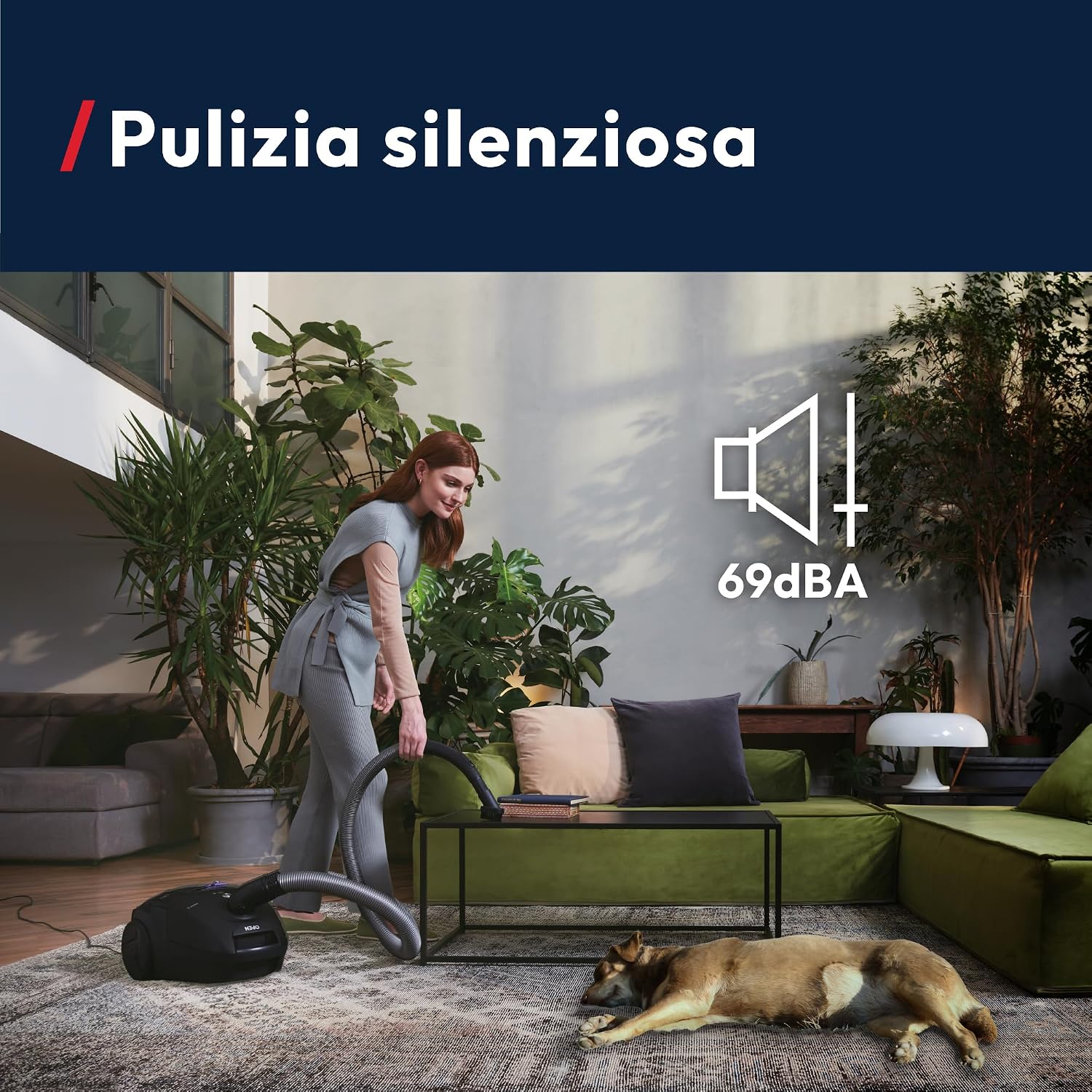 Detalle 2 de Hoover Telios Aspirapolvere con sacco 3,5L 69 dBA