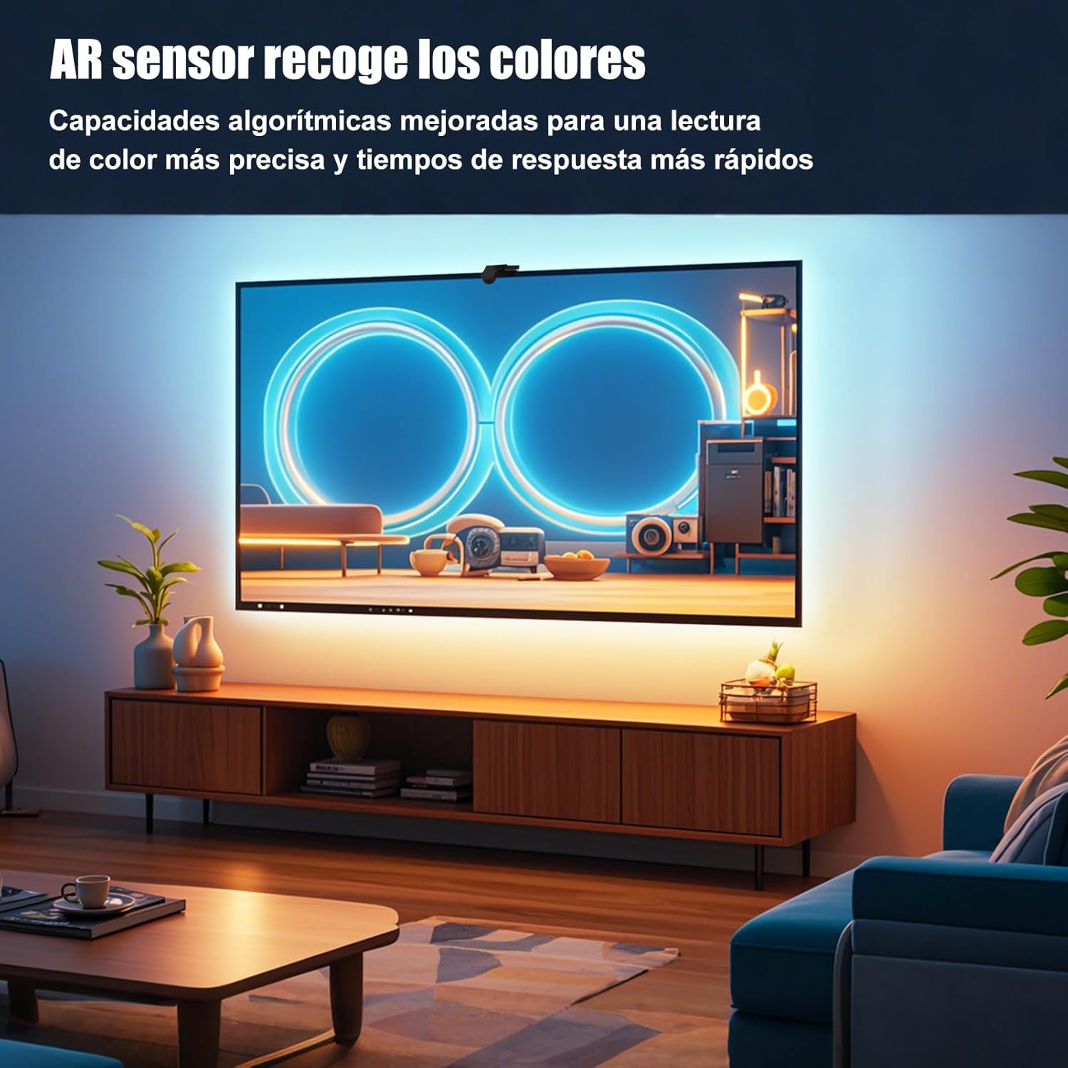 Detalle 2 de Diyife Tira LED 4M para TV 50-60"