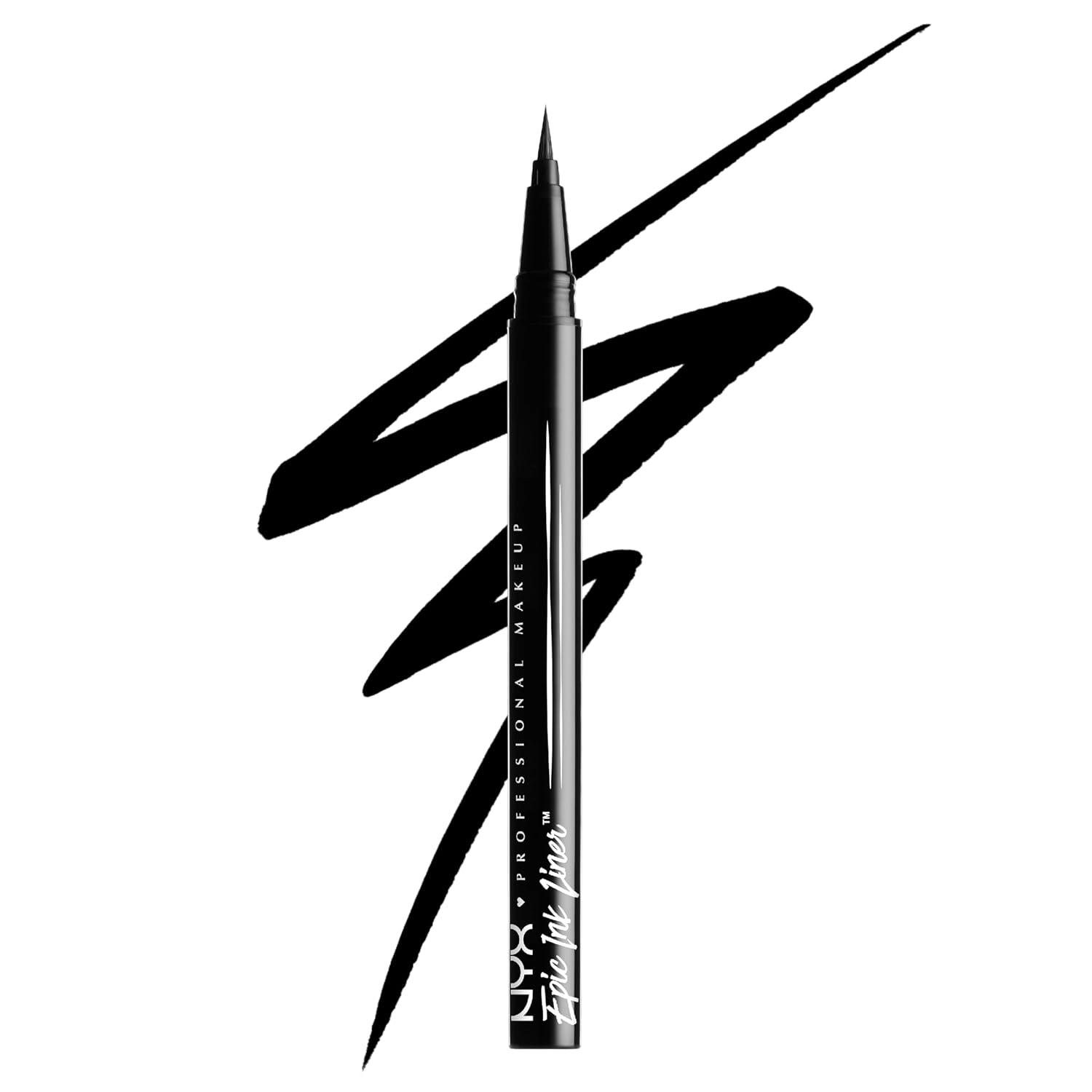Imagen de NYX Professional Makeup Epic Ink Eyeliner – Hochpigmentierter Filzstift, wasserfest, vegane Formel, Shade 01 Black en OfertitasTOP