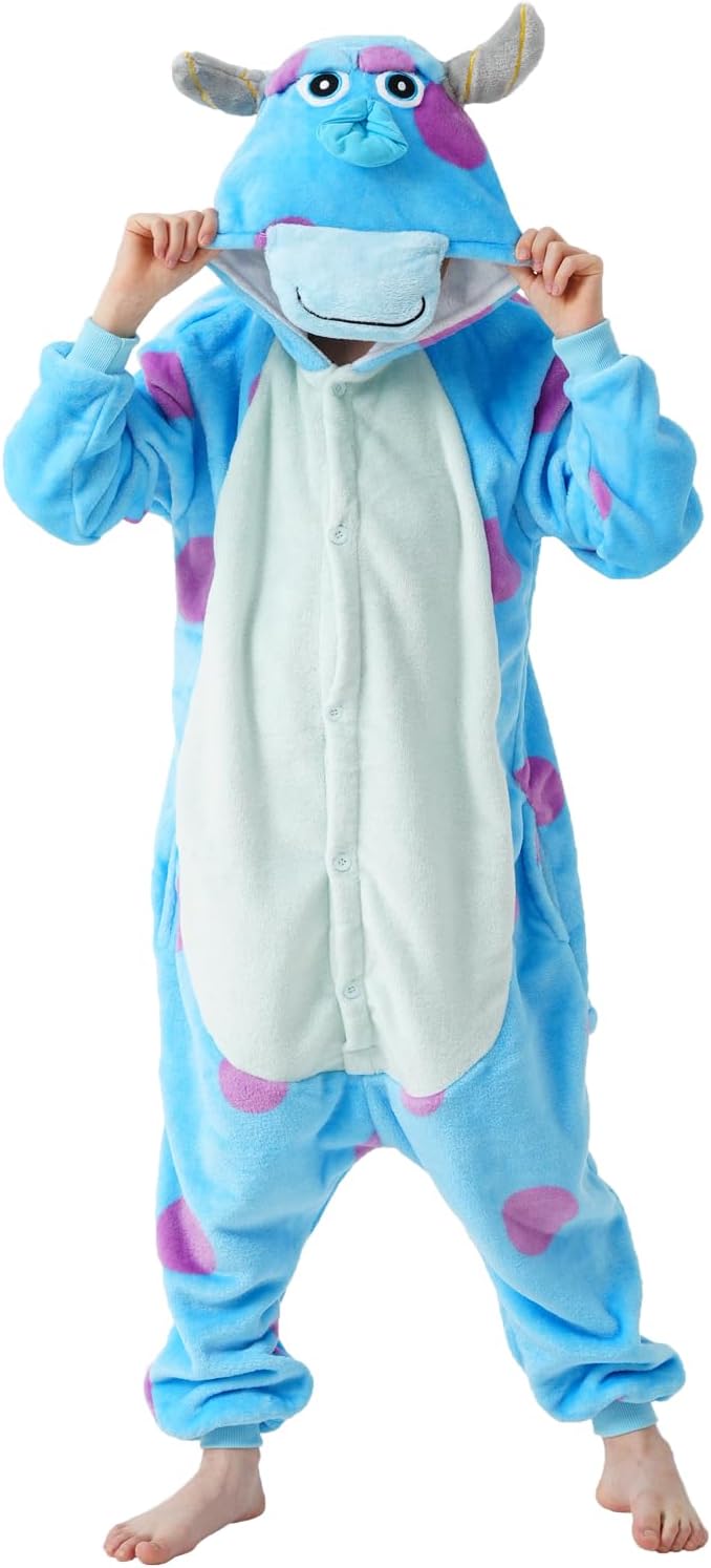 Thumbnail 5 de SCOPUCI Kids Animal Onesie Pajamas, Flannel