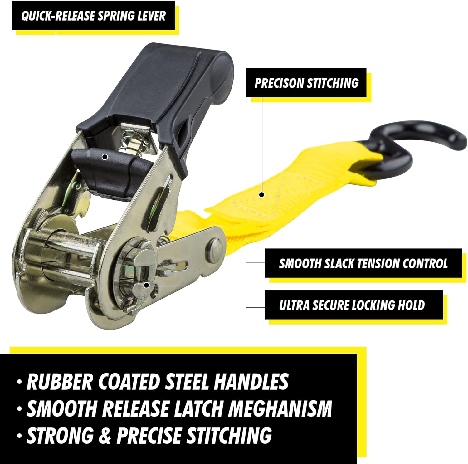 Detalle 2 de Cartman Ratchet Tie Down 15ft 500lbs