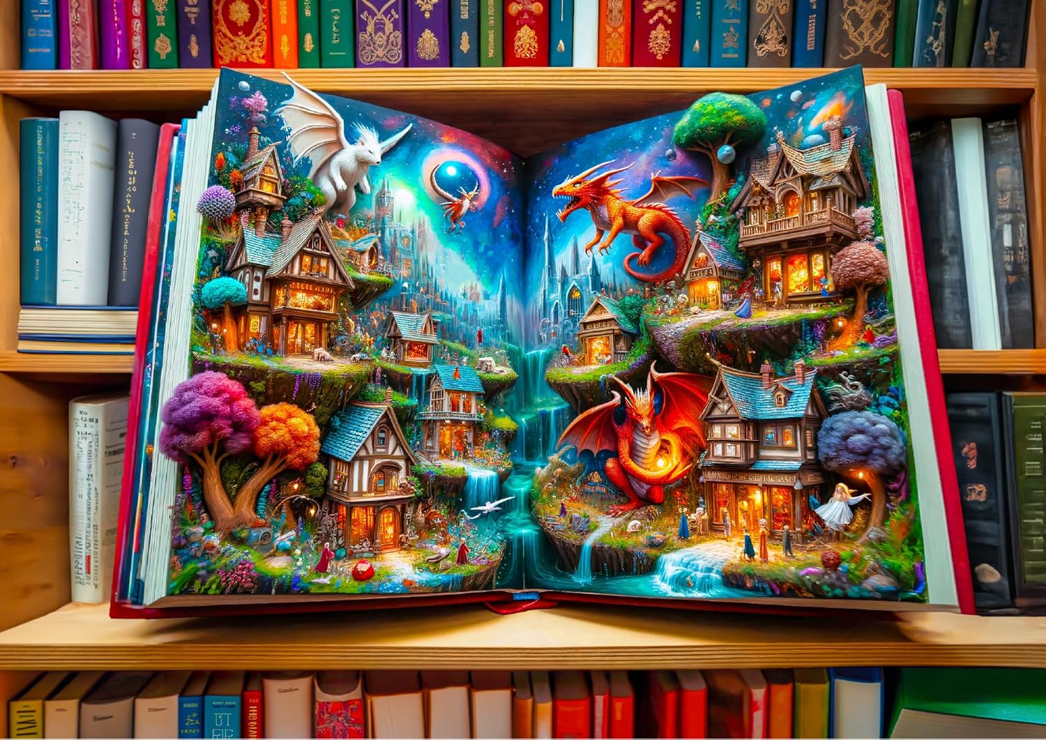 Thumbnail 1 de WOODEN.CITY Enchanted Tales Puzzle 1000 piezas