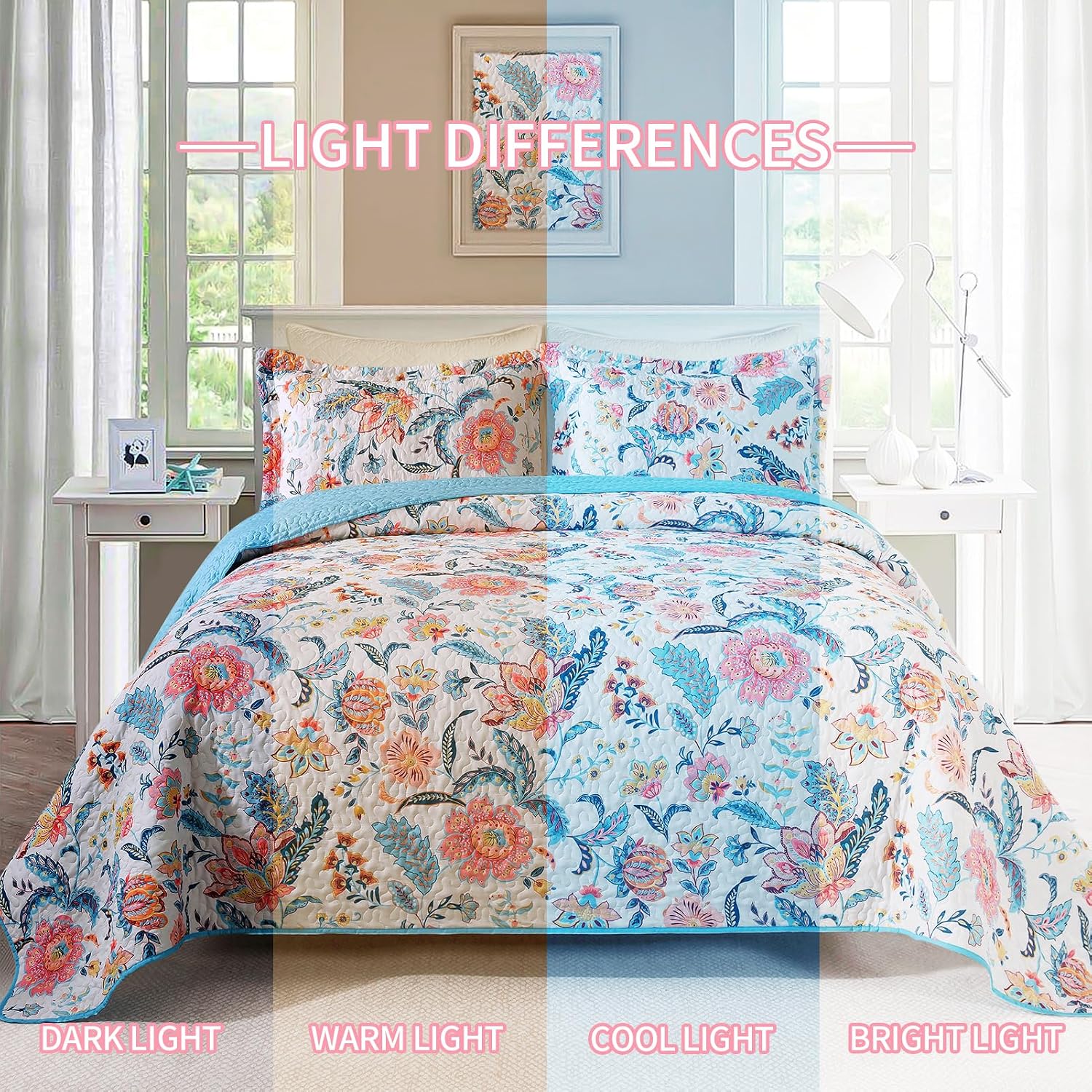 Detalle 2 de BEDIFANY Cotton Quilt Set, Queen Size