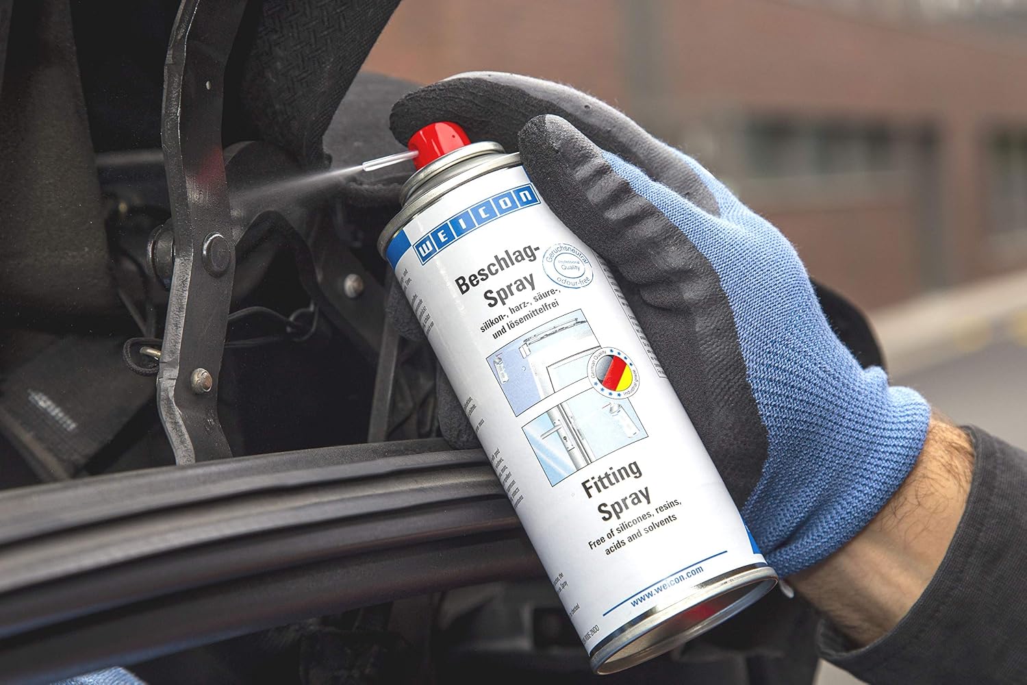 Detalle de WEICON K11785 Fittings Spray 200 ml – smörjspray för beslag, syrafri och luktfri